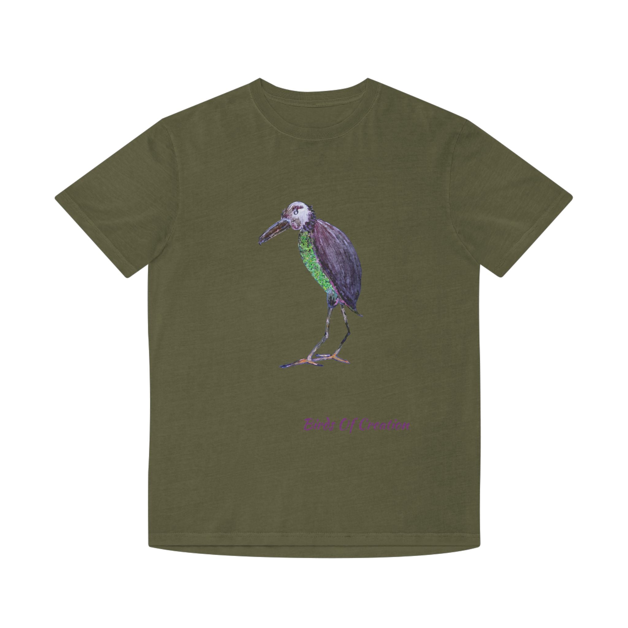 Unisex Faded Shirt - Birds Of Creation No.2