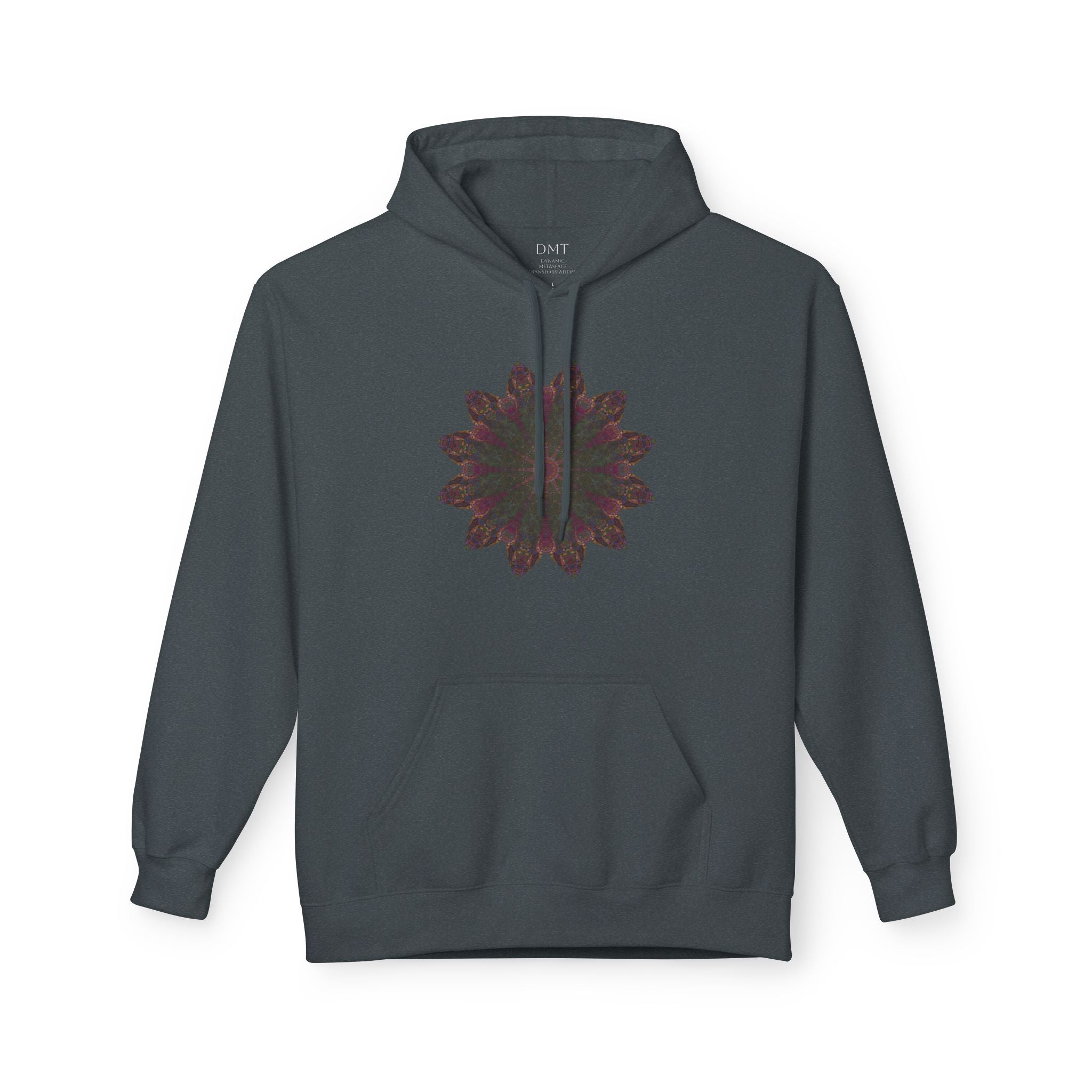 Unisex Midweight Softstyle Fleece Hoodie - Love Light Mandalas No.7