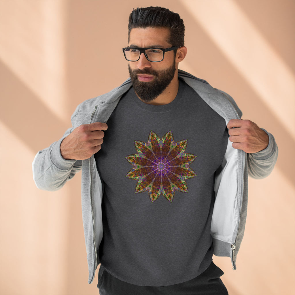 Unisex Crewneck Sweatshirt - Love Light Mandalas No.13