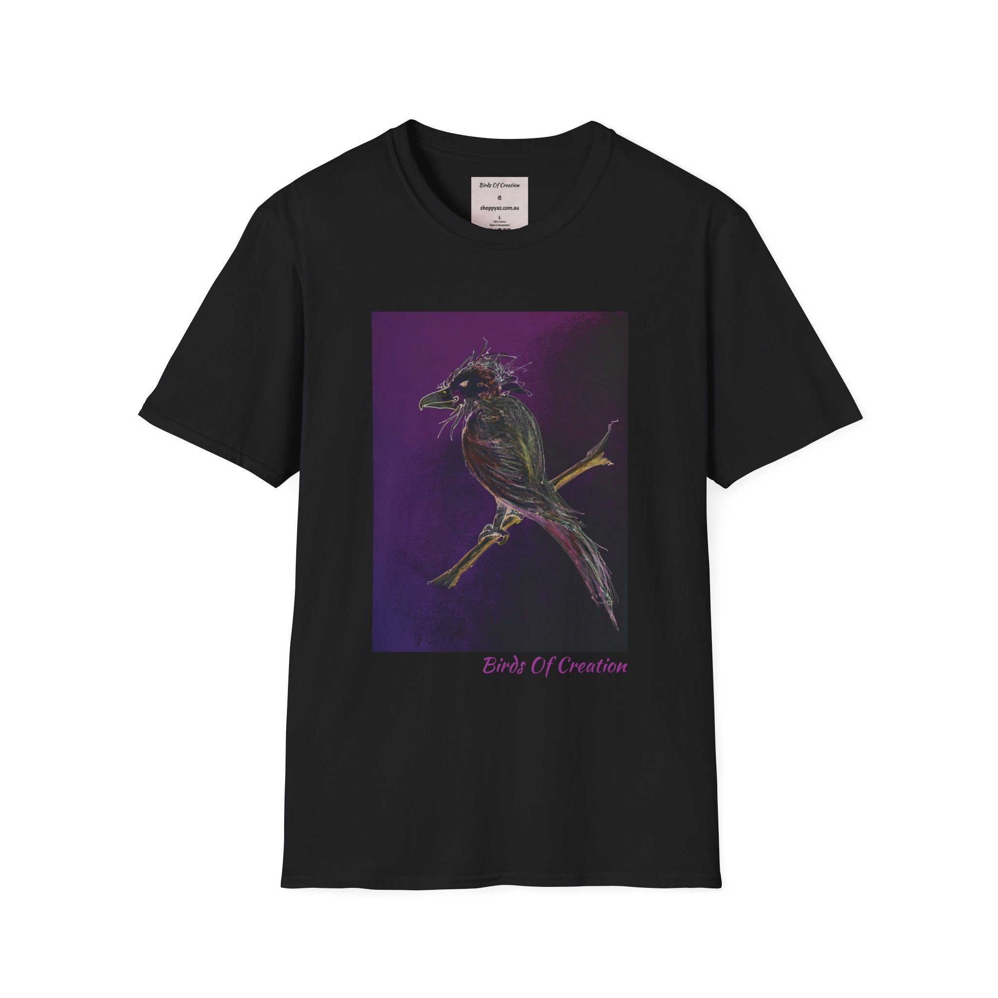 Unisex Softstyle T-Shirt - Birds Of Creation No.1