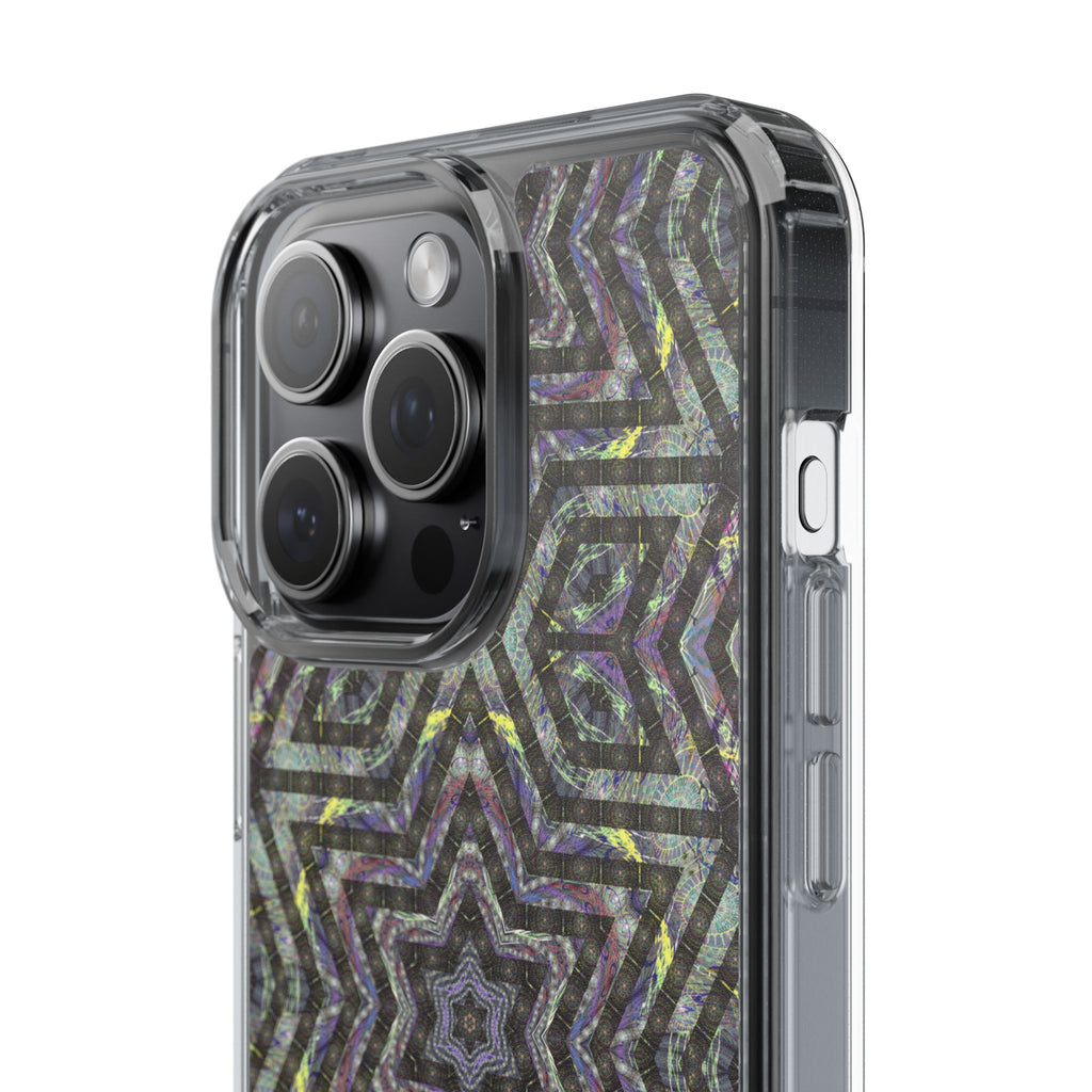 iPhone 15 Clear Case – P5 Kaleidoscopic No.1