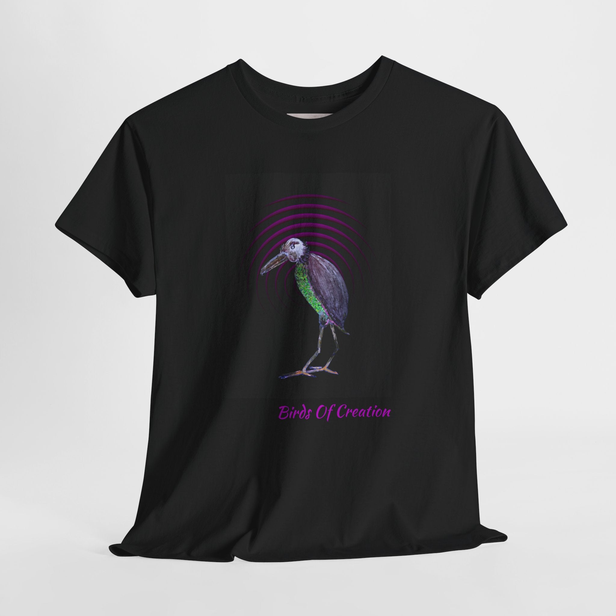 Unisex Heavy Cotton Tee - Birds Of Creation No.2b