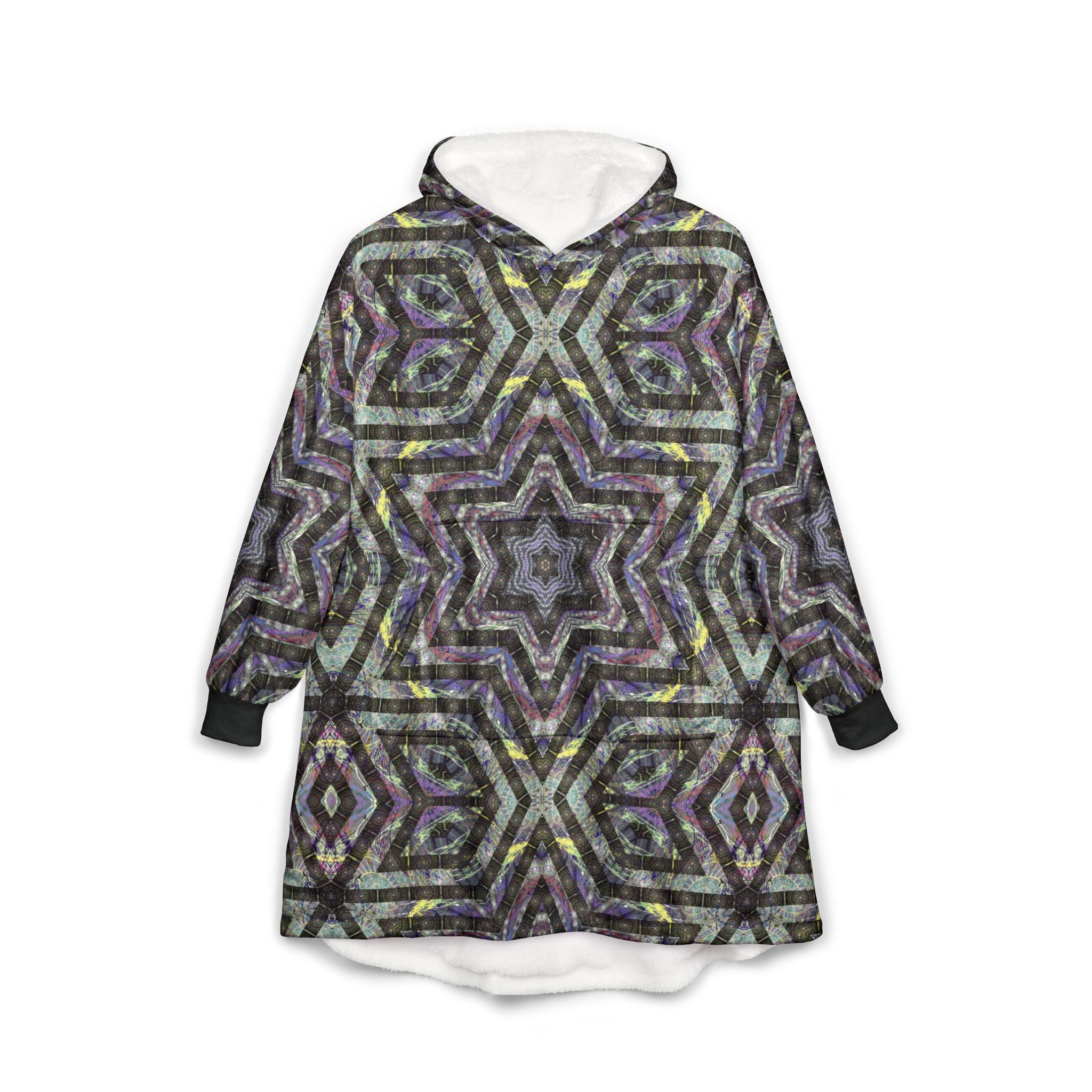 Unisex Hooded Blanket - P5 Kaleidoscopic No.1