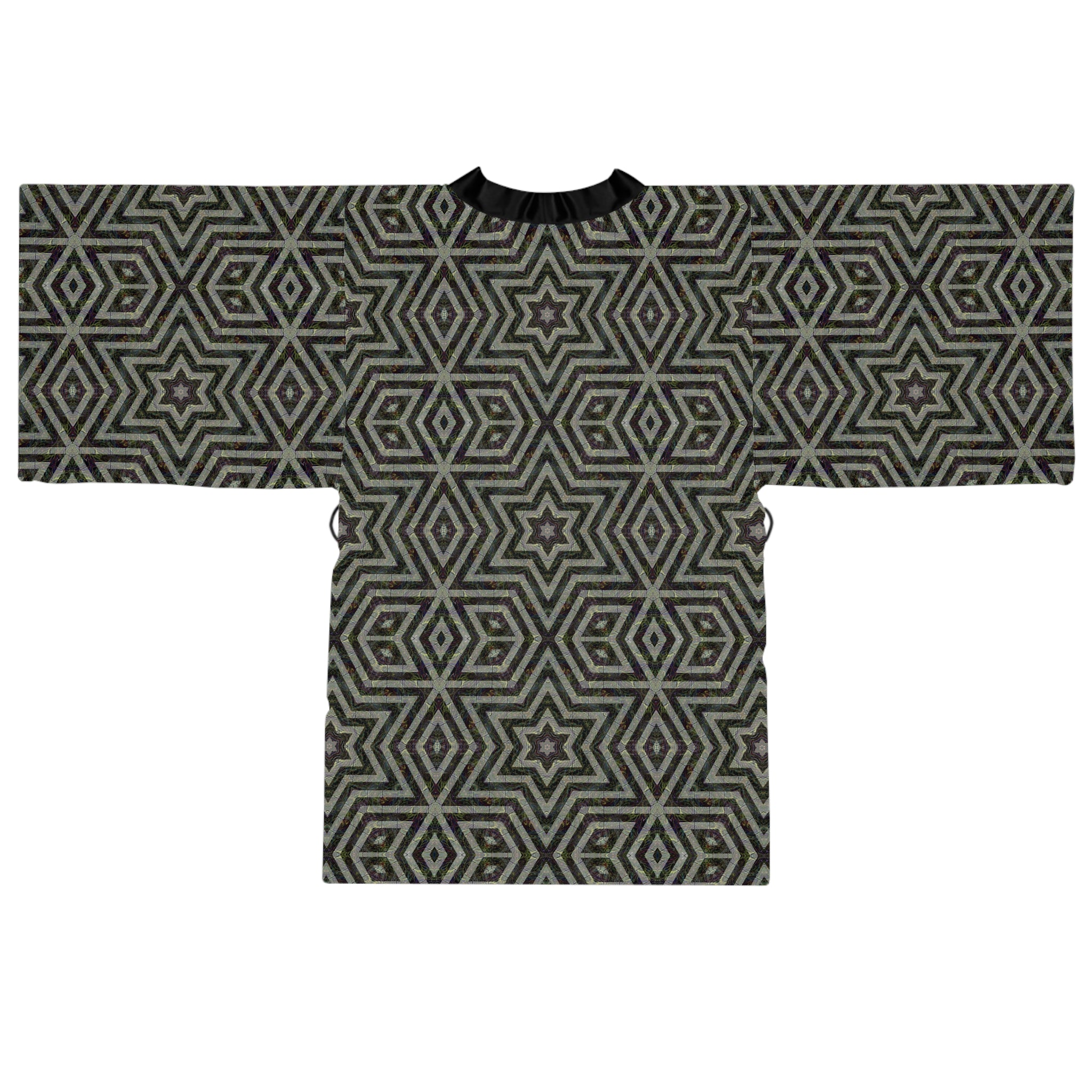 Long Sleeve Kimono Robe - P5 Kaleidoscopic No.11