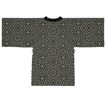 Long Sleeve Kimono Robe - P5 Kaleidoscopic No.11