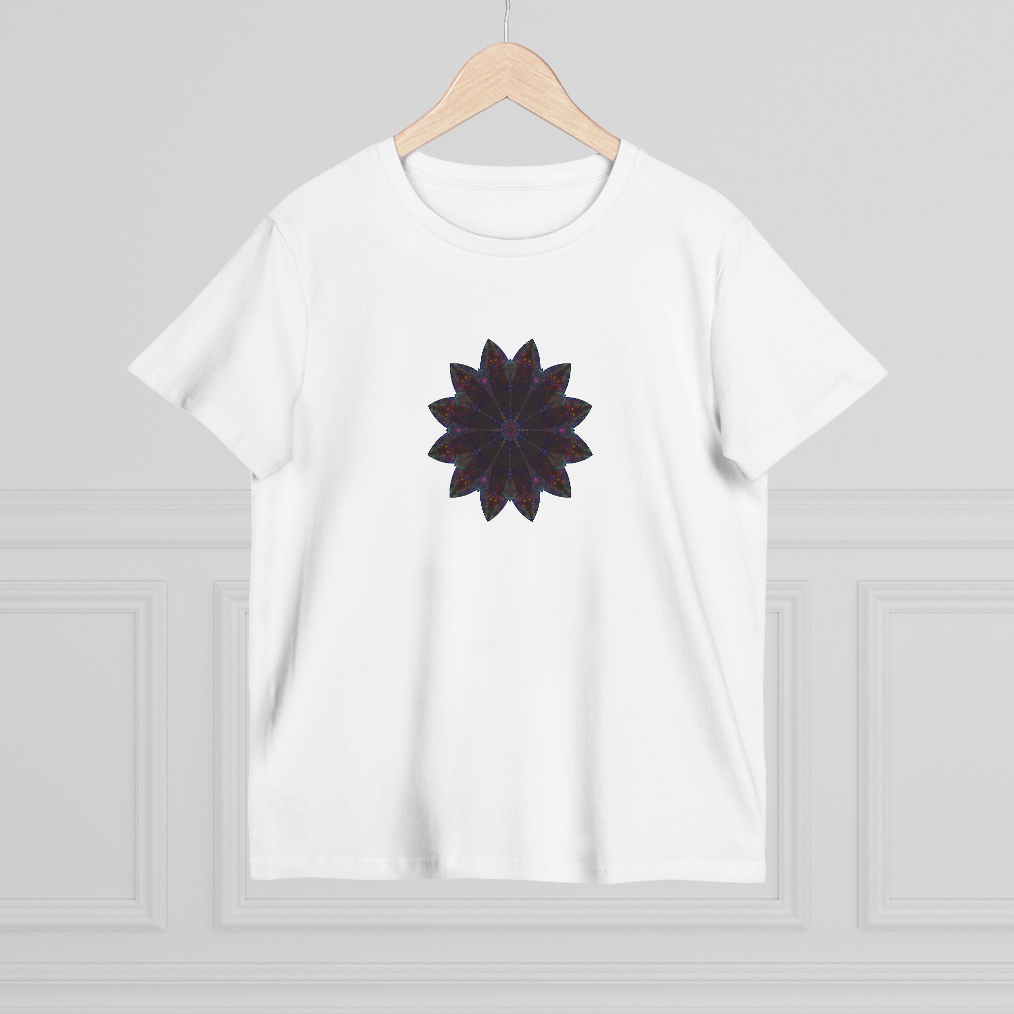 Women’s Maple Tee - Love Light Mandalas No.25