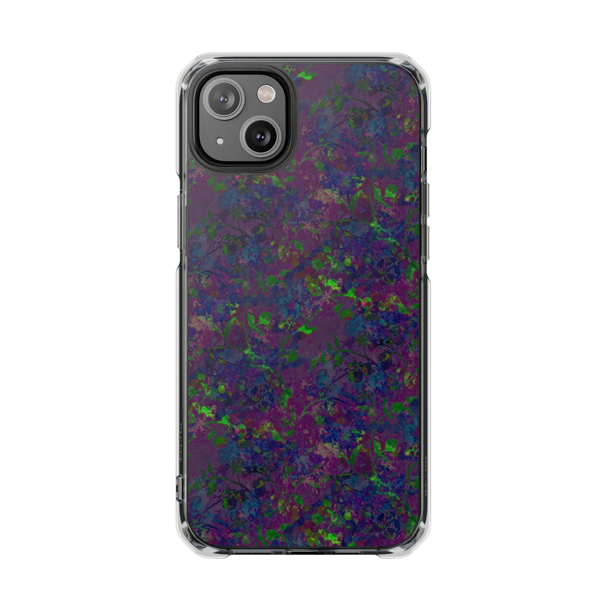 iPhone 14 Magnetic Clear Impact Case - Hidden Weave Series V3 No.23