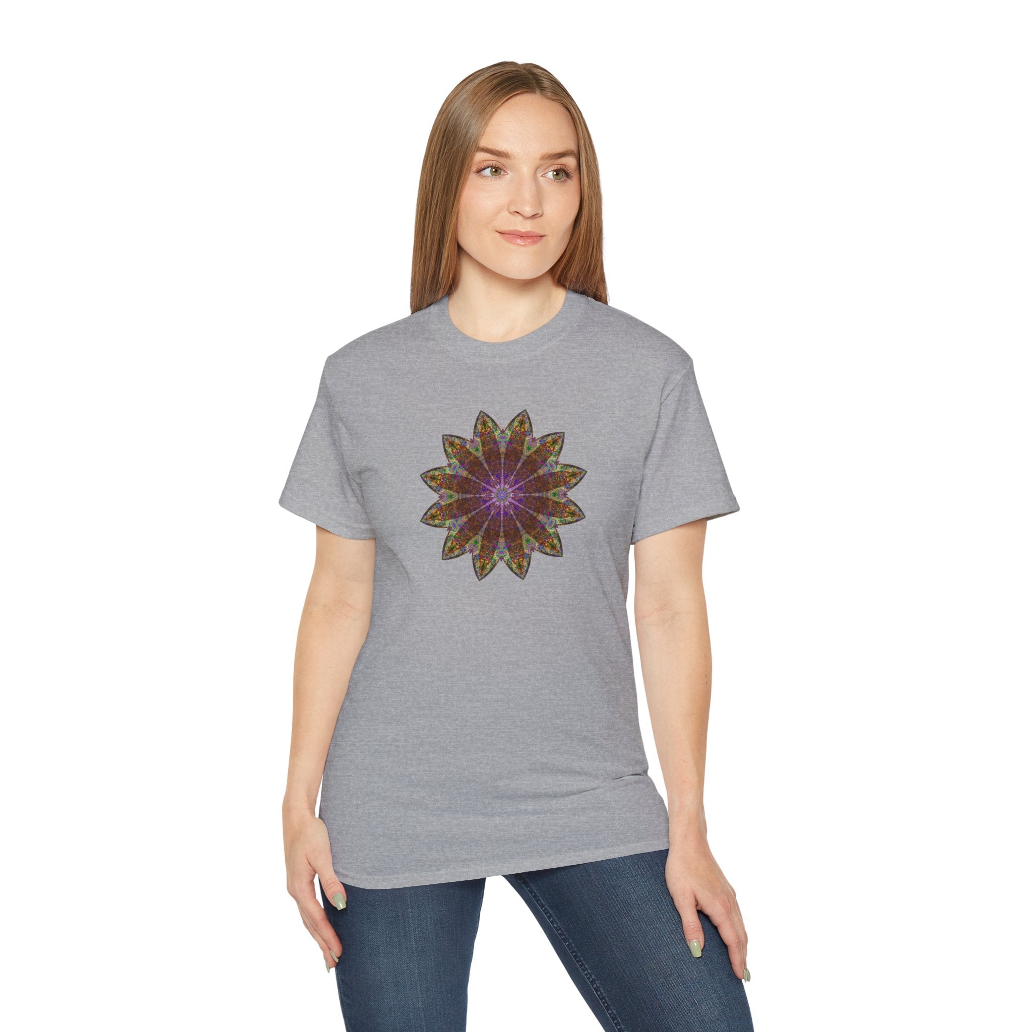 Unisex Ultra Cotton Tee - Love Light Mandalas No.13