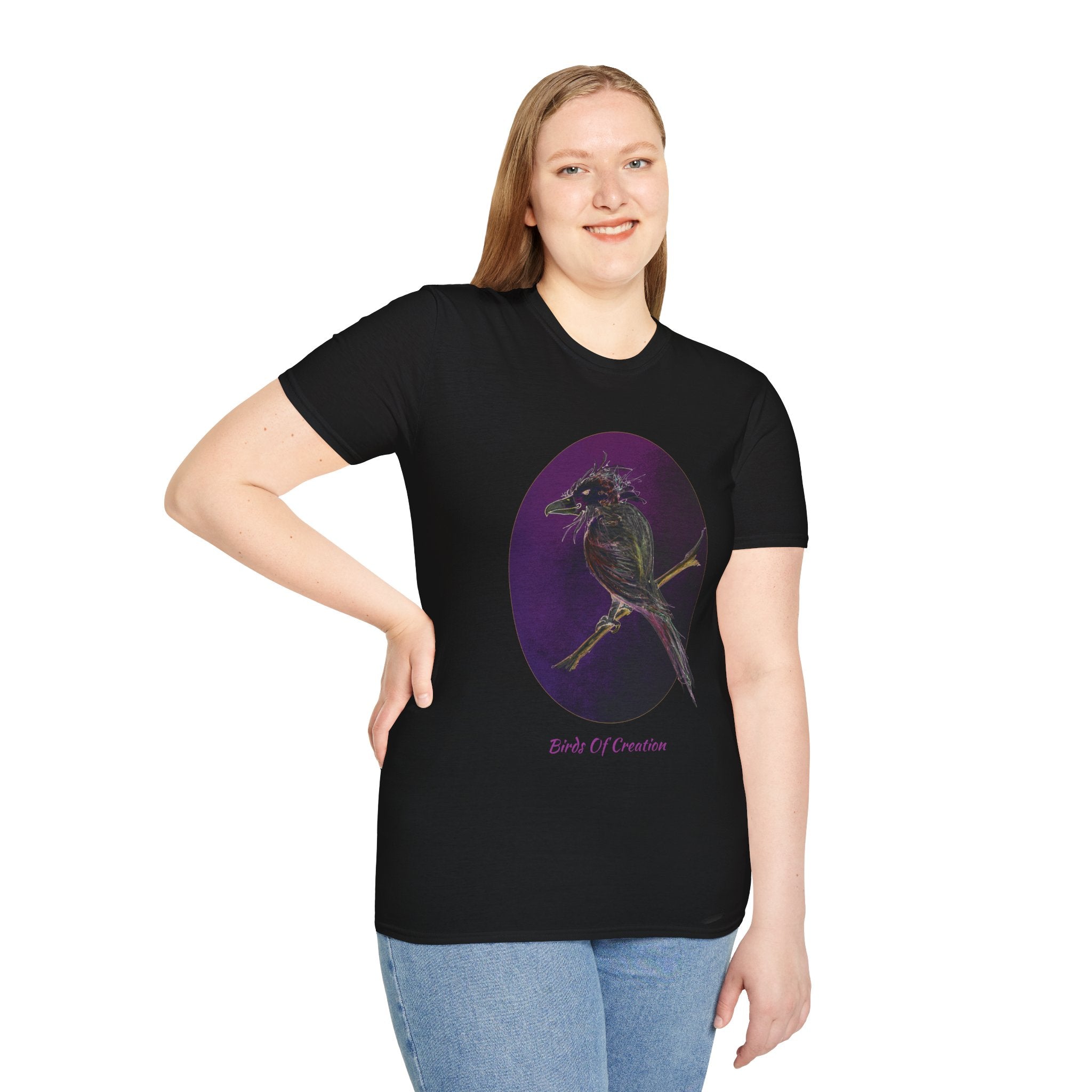 Unisex Softstyle T-Shirt - Birds Of Creation No.1a