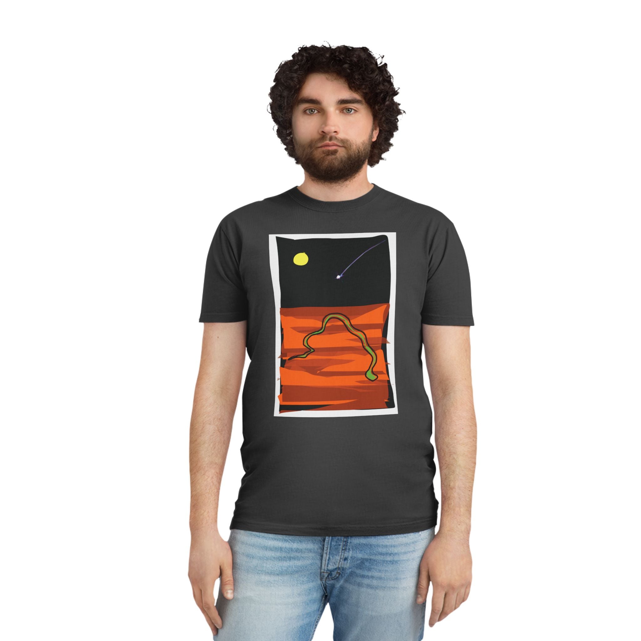 Unisex Faded Shirt -The Traveller Series (Shooting Star)