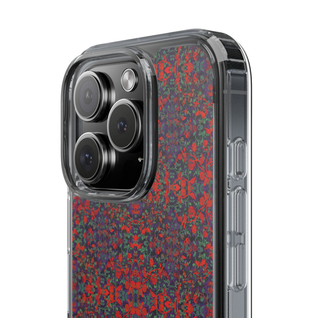 iPhone 16 Clear Case – Hidden Weave Series No.25