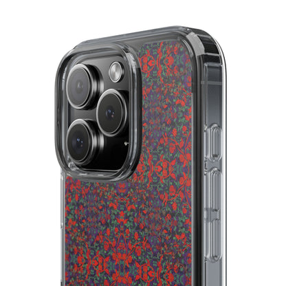 iPhone 16 Clear Case – Hidden Weave Series No.25