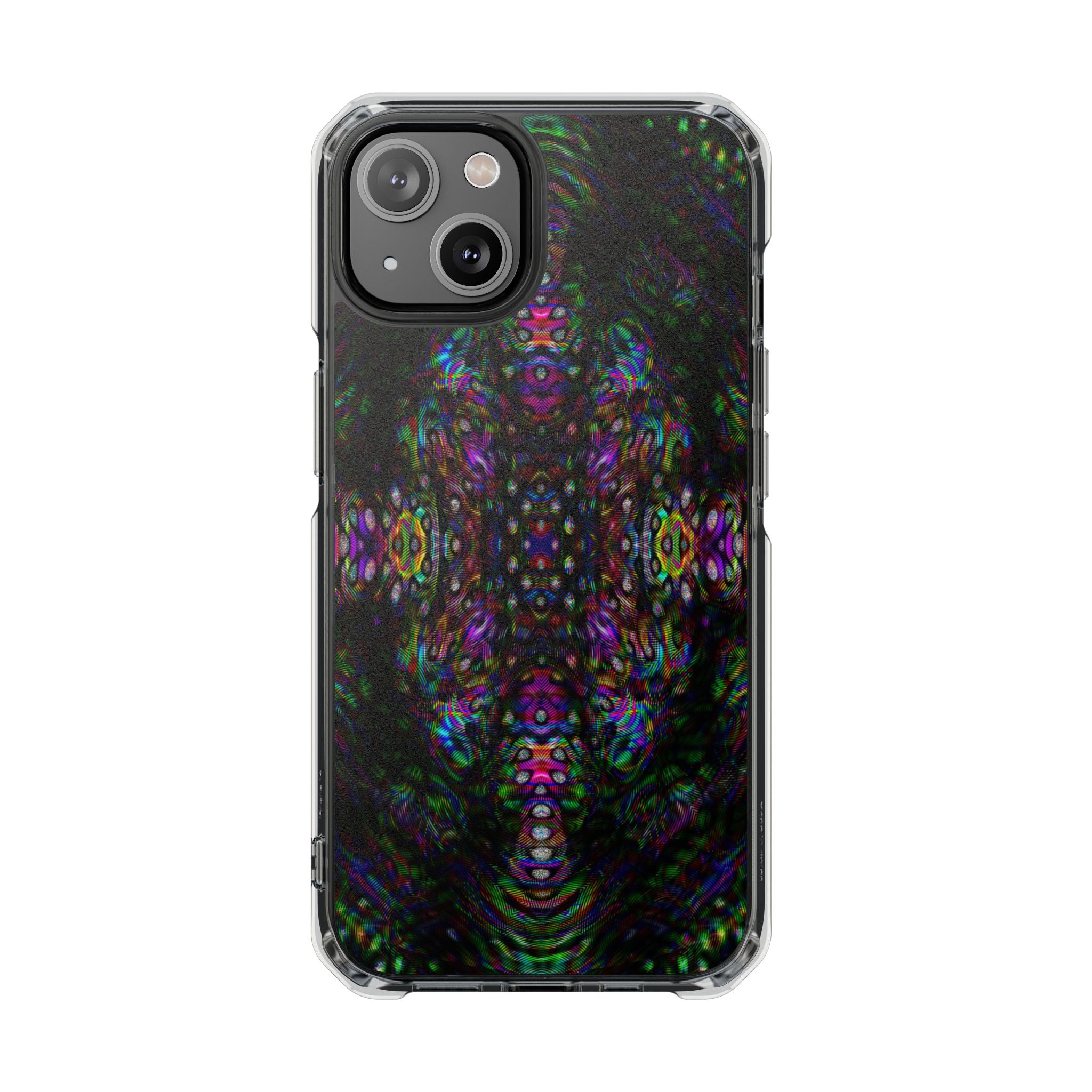 iPhone 14 Magnetic Clear Impact Case - DMT Scribe Tiles No.2