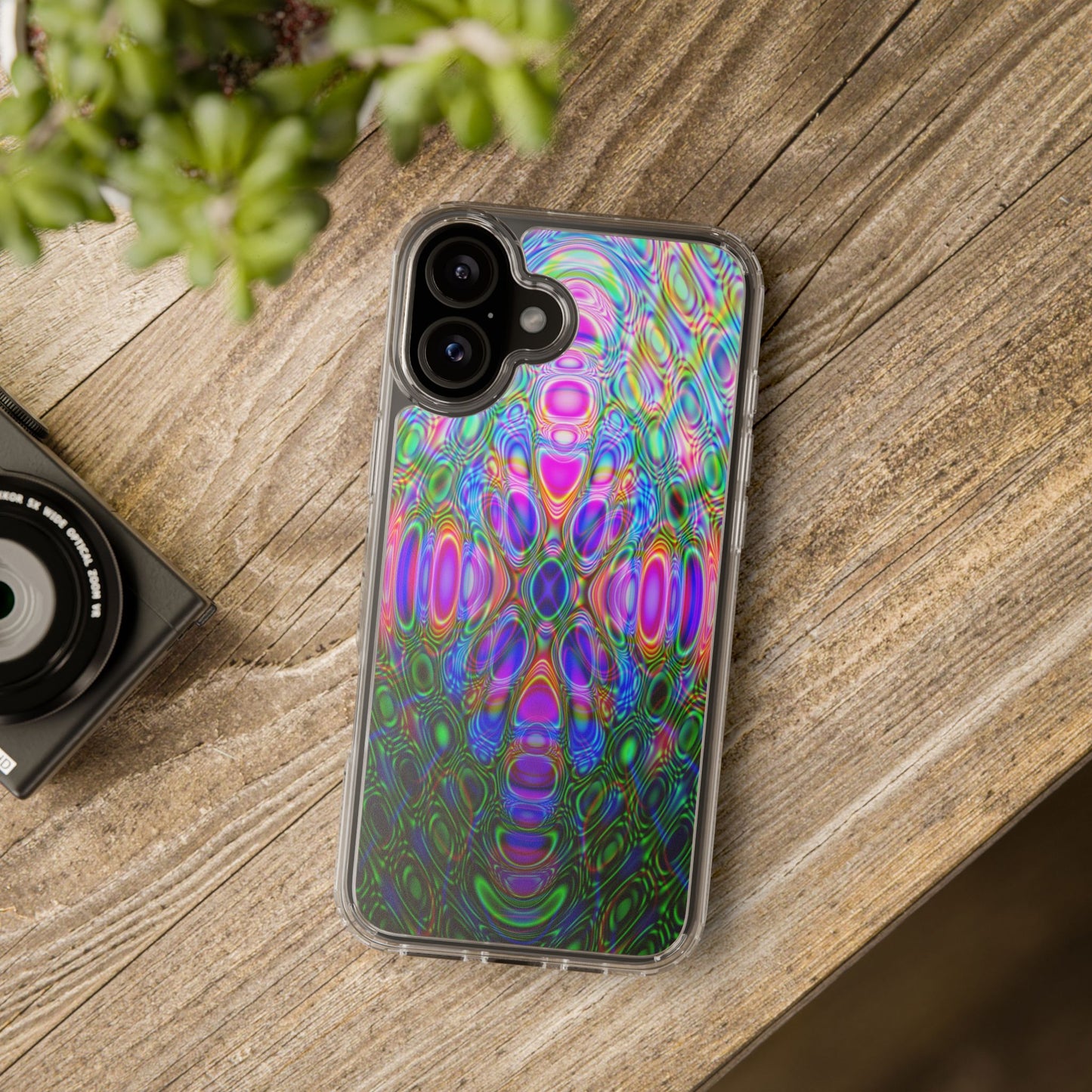 iPhone 16 Clear Case – DMT Seer No.2