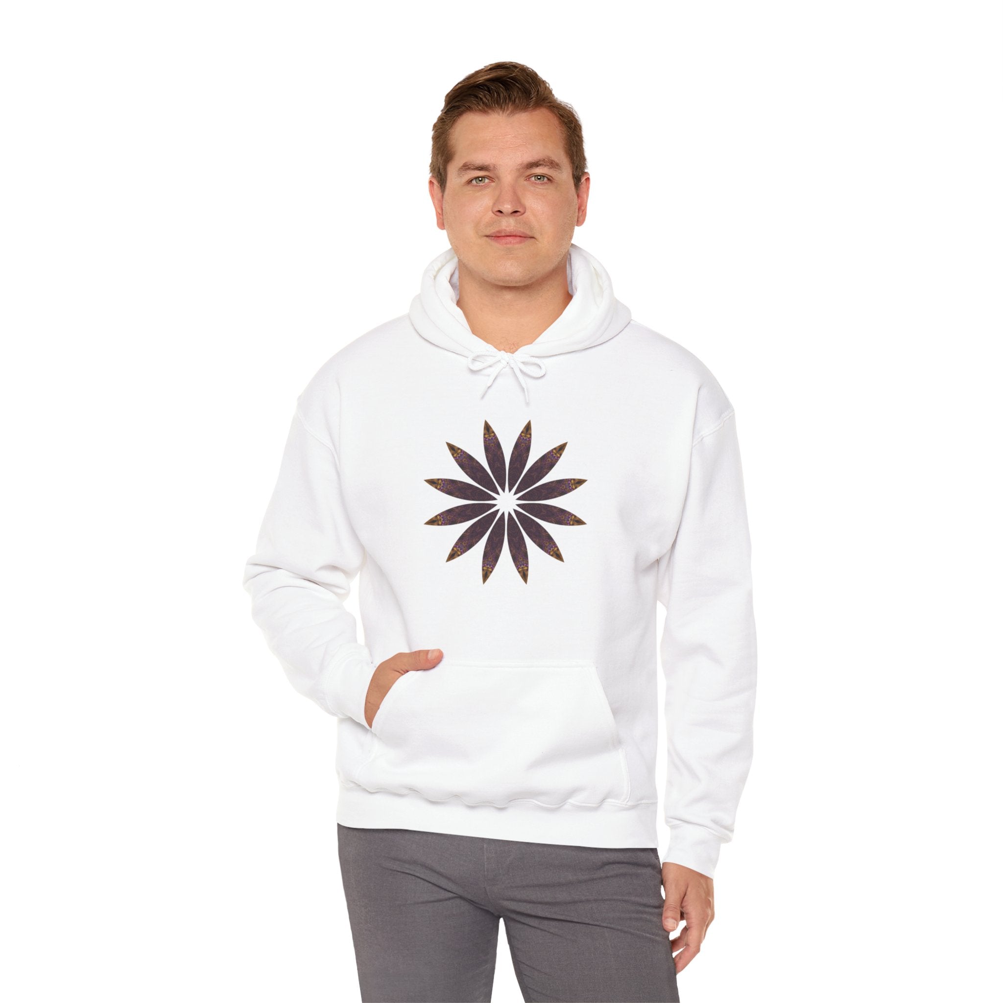 Unisex Heavy Blend™ Hooded Sweatshirt - Love Light Mandalas No.2