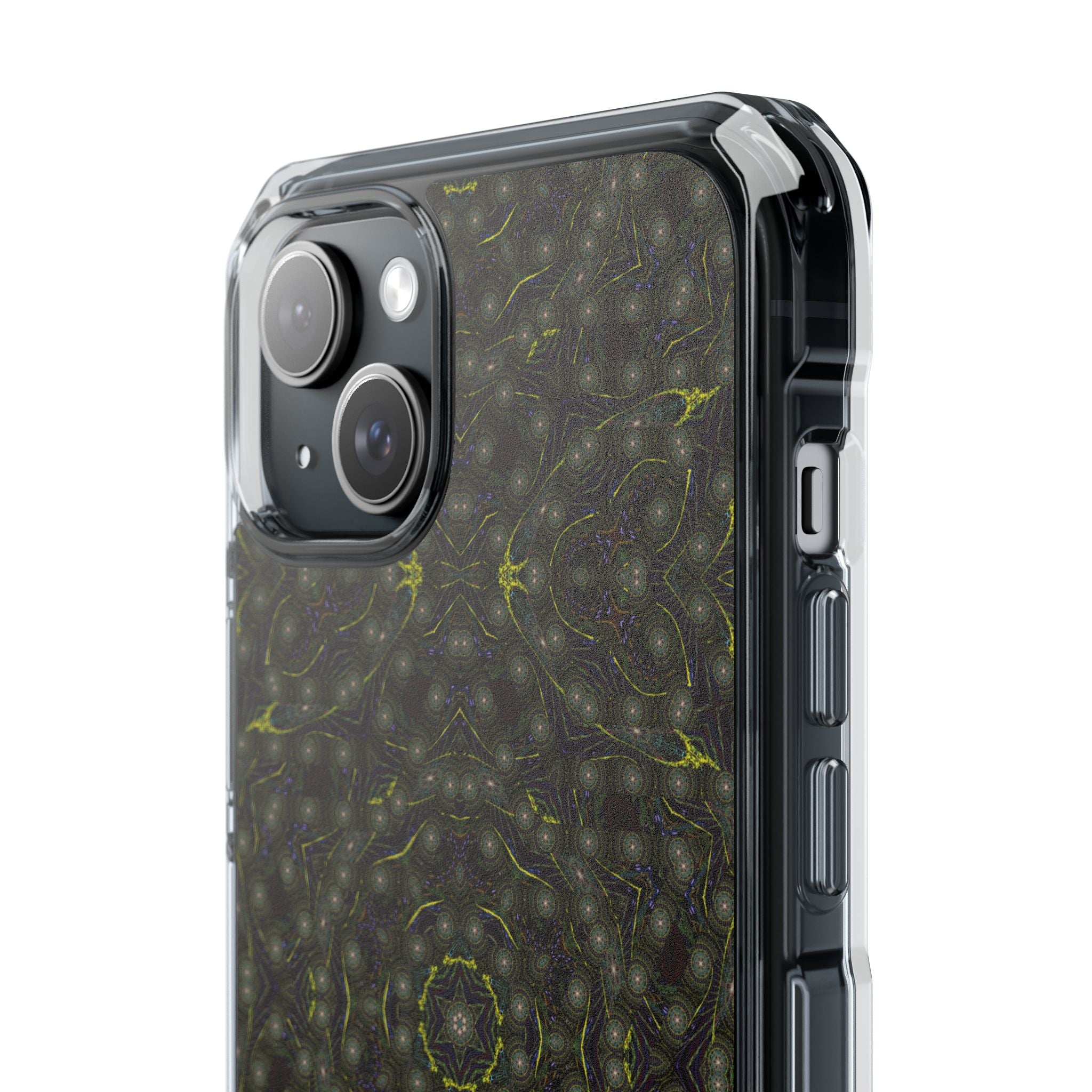 iPhone 15 Magnetic Clear Impact Case - P5 Kaleidoscopic No.2