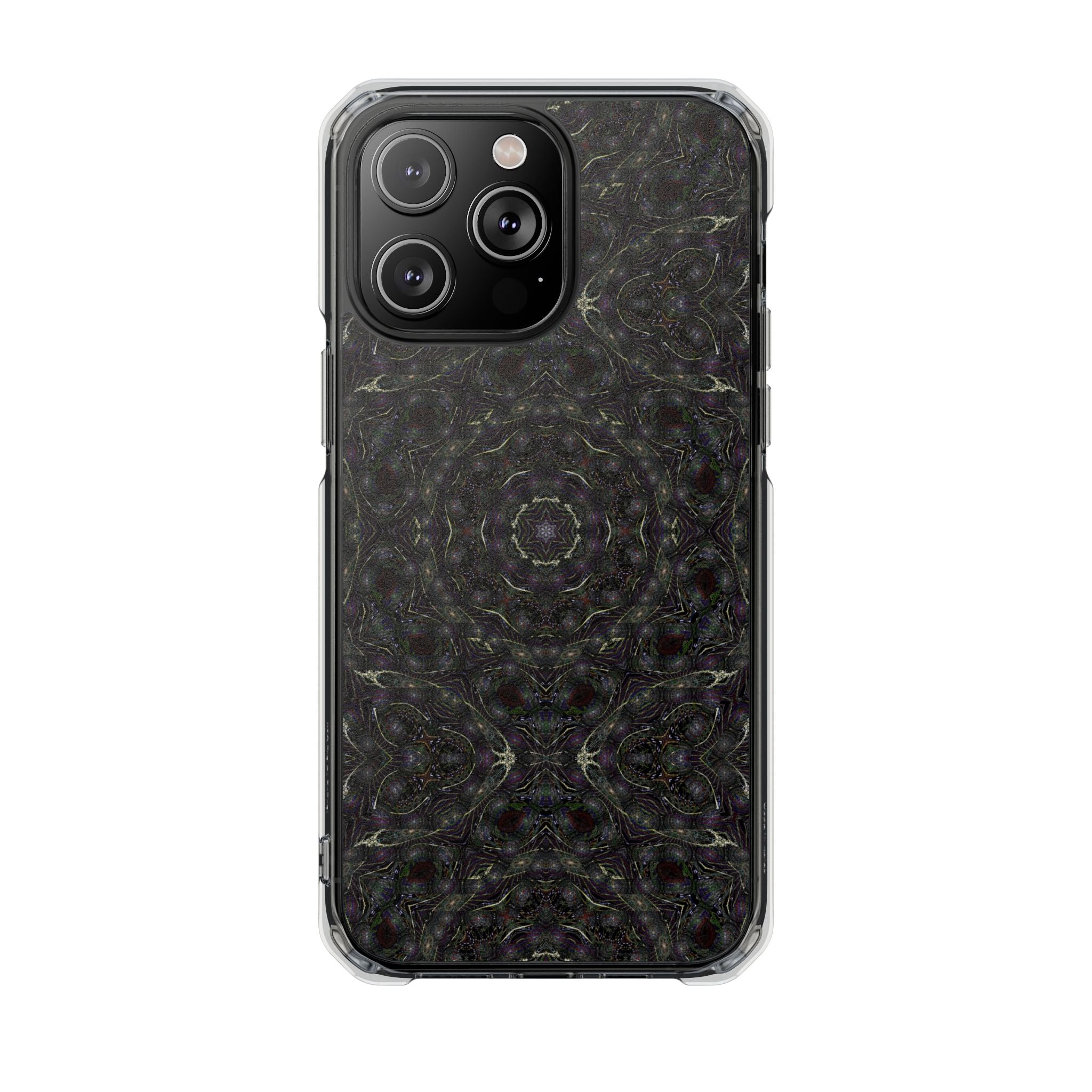 iPhone 14 Magnetic Clear Impact Case - P5 Kaleidoscopic No.18