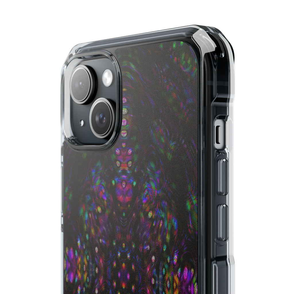 iPhone 15 Magnetic Clear Impact Case - DMT Scribe Tiles No.3