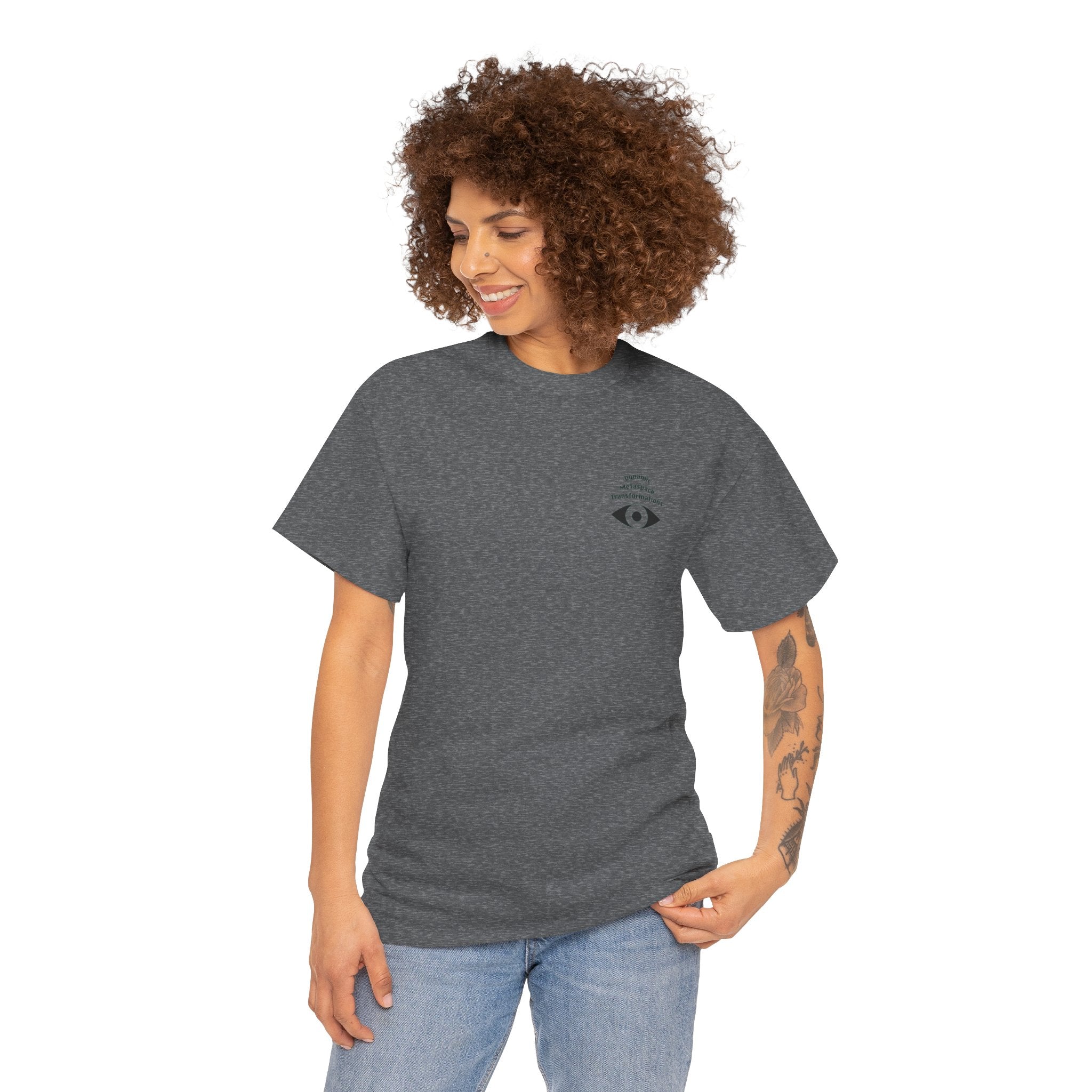 Unisex Heavy Cotton Tee (Back) - DMT Seer No.4
