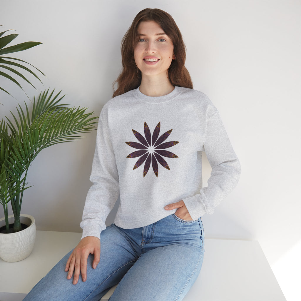 Unisex Heavy Blend™ Crewneck Sweatshirt - Love Light Mandalas No.2