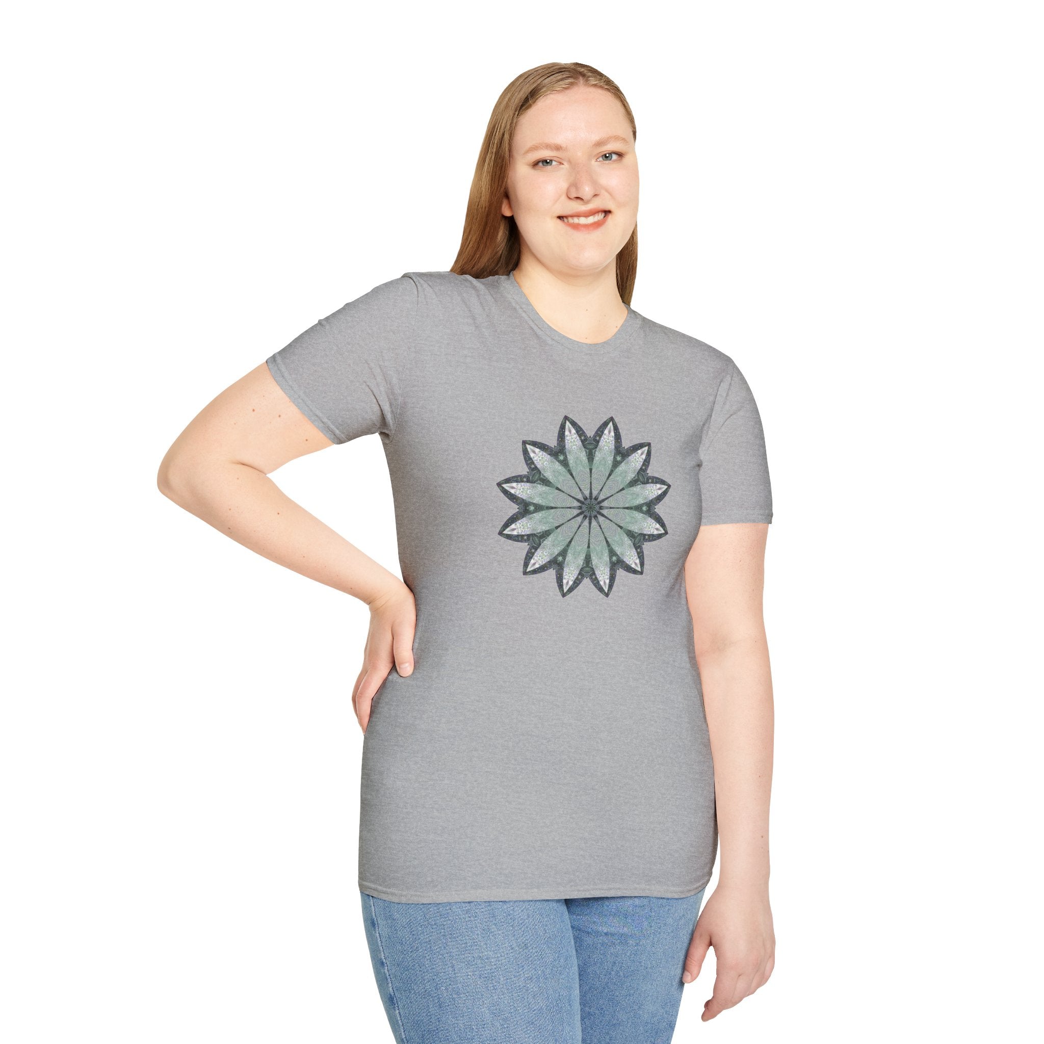 Unisex Softstyle T-Shirt - Love Light Mandalas No.22