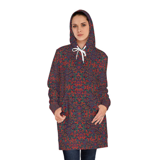 Women's Hoodie Dress - Hidden Weave No.25