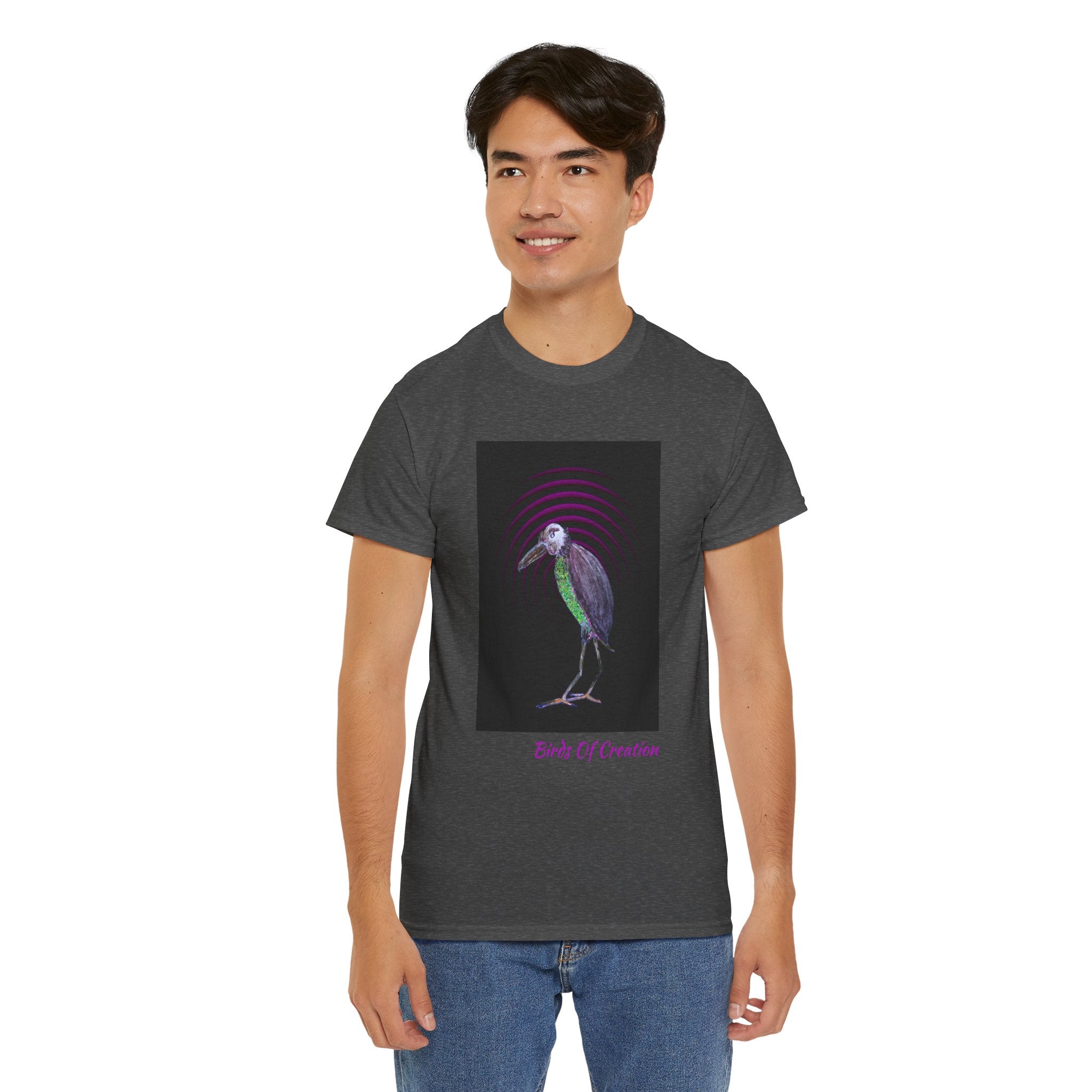 Unisex Heavy Cotton Tee - Birds Of Creation No.2b