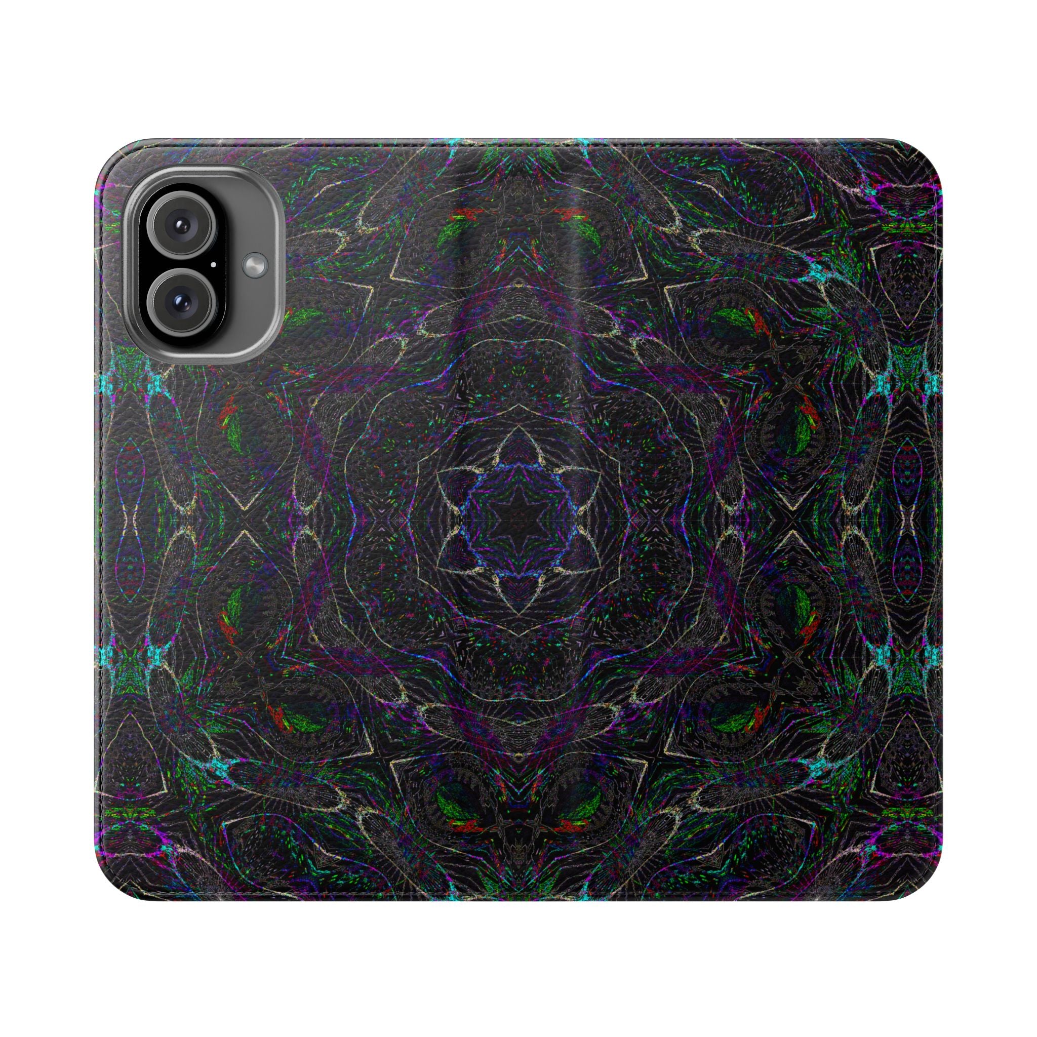 iPhone 16 Flip Case - P5 Kaleidoscopic No.32