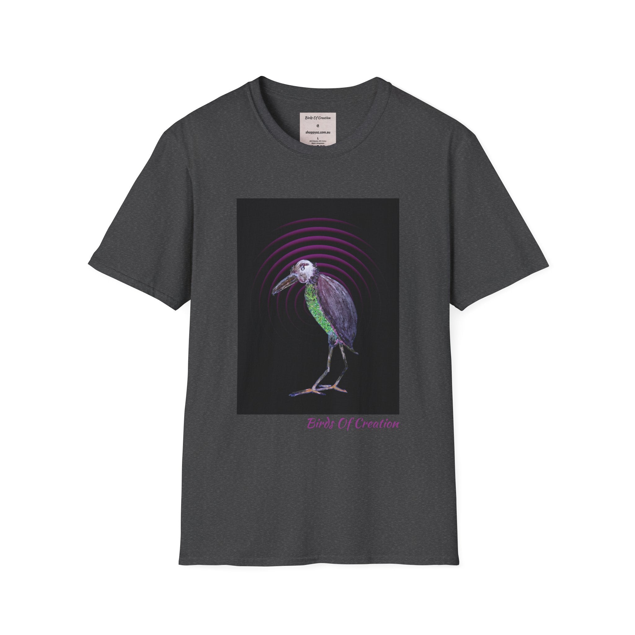 Unisex Softstyle T-Shirt - Birds Of Creation No.2b