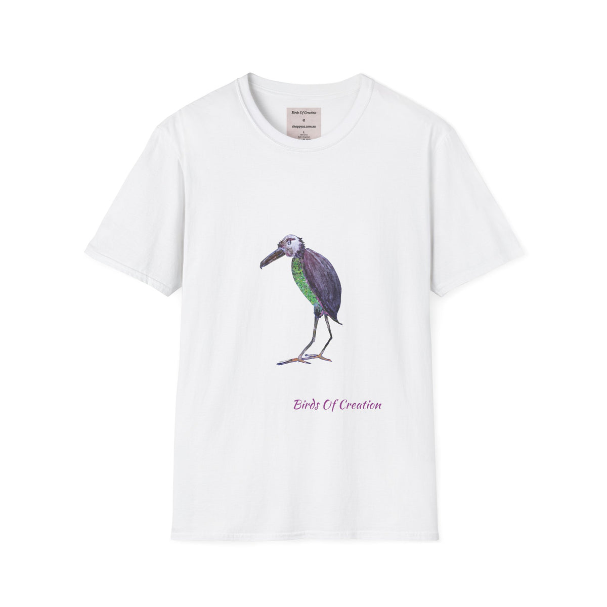 Unisex Softstyle T-Shirt - Birds Of Creation No.2