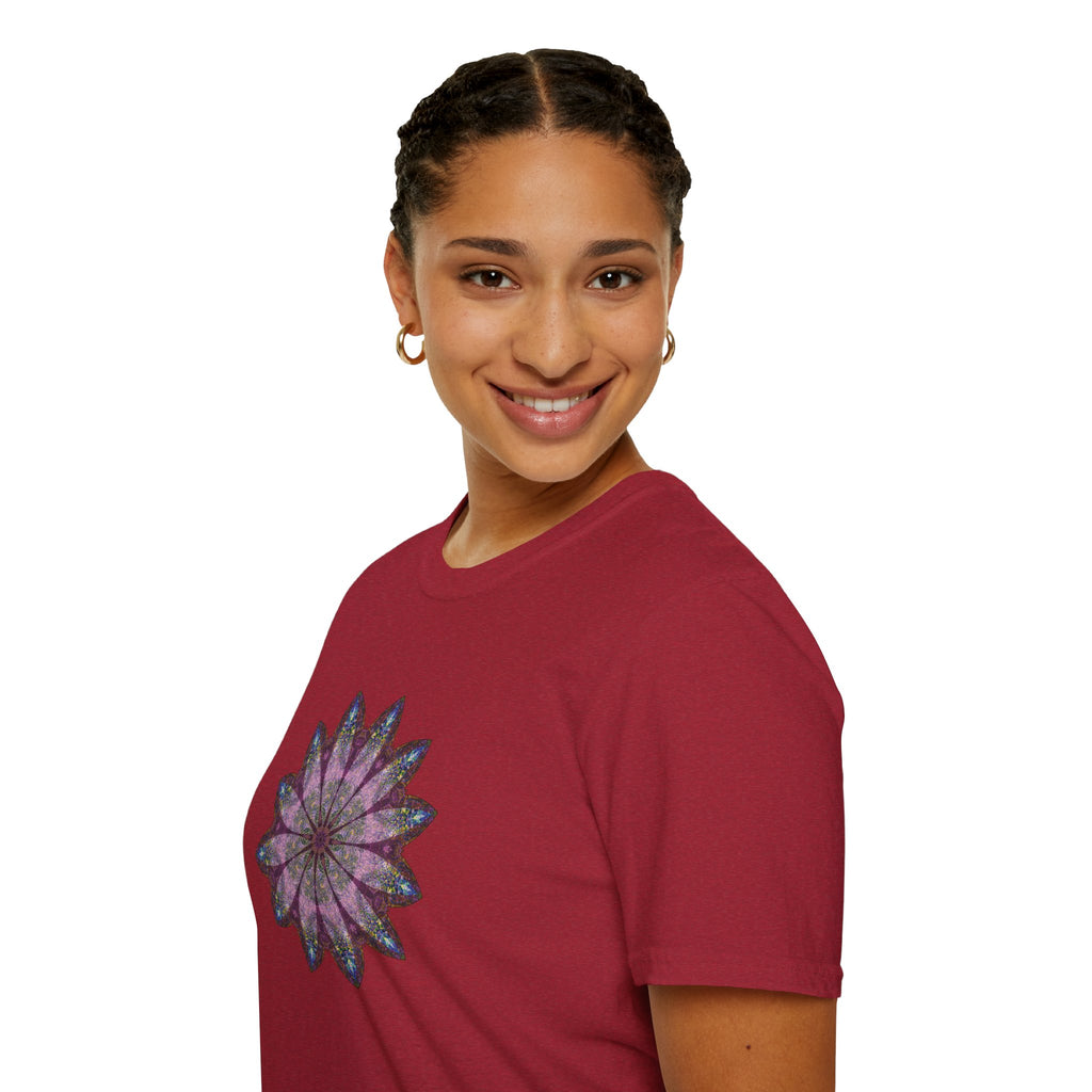 Unisex Softstyle T-Shirt - Love Light Mandalas No.19