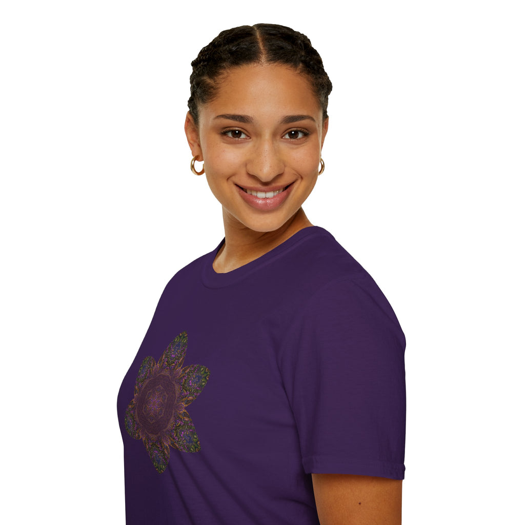 Unisex Softstyle T-Shirt - Love Light Mandalas No.3