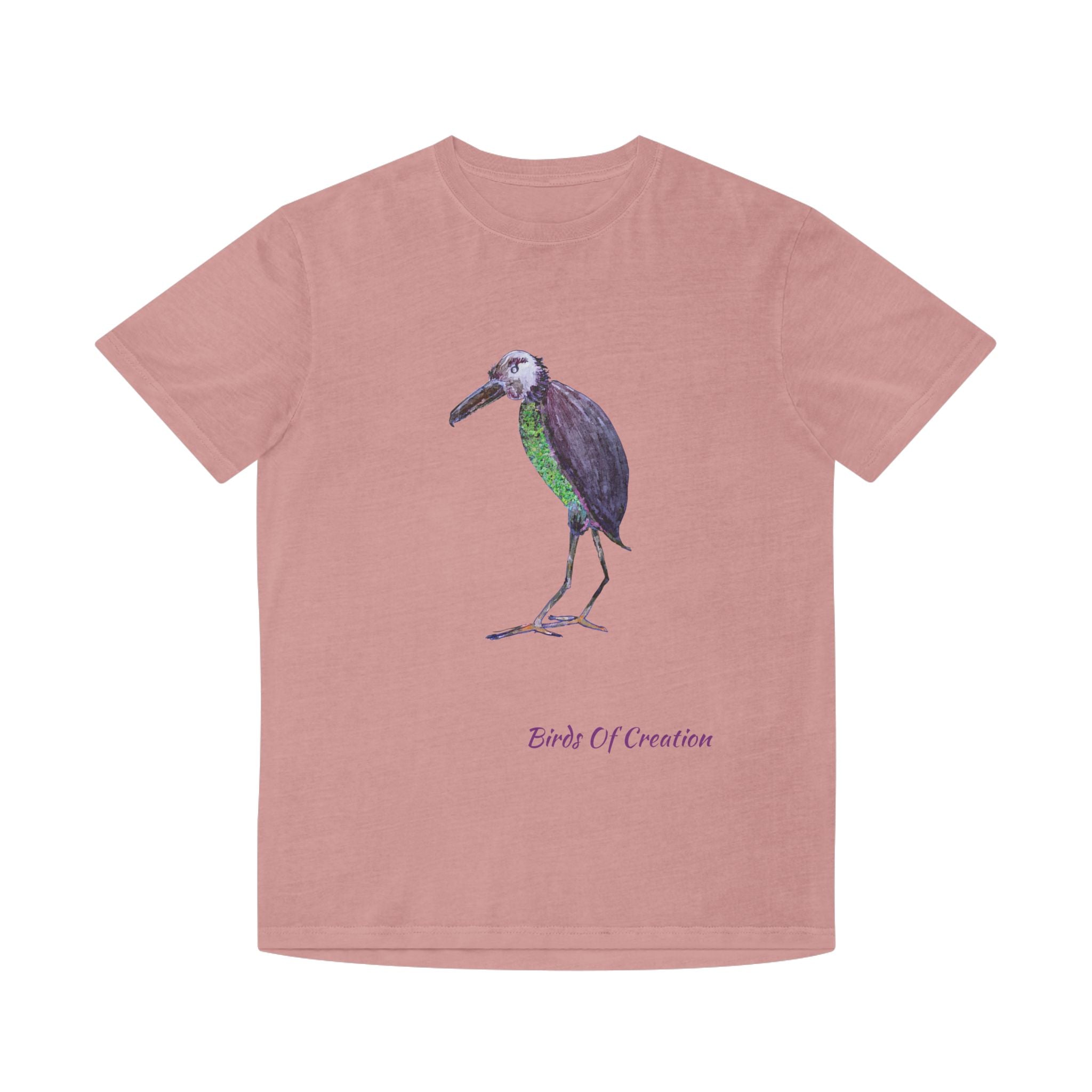 Unisex Faded Shirt - Birds Of Creation No.2
