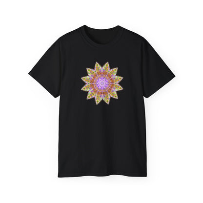 Unisex Ultra Cotton Tee - Love Light Mandalas No.14
