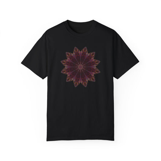 Unisex Garment-Dyed T-shirt - Love Light Mandalas No.5