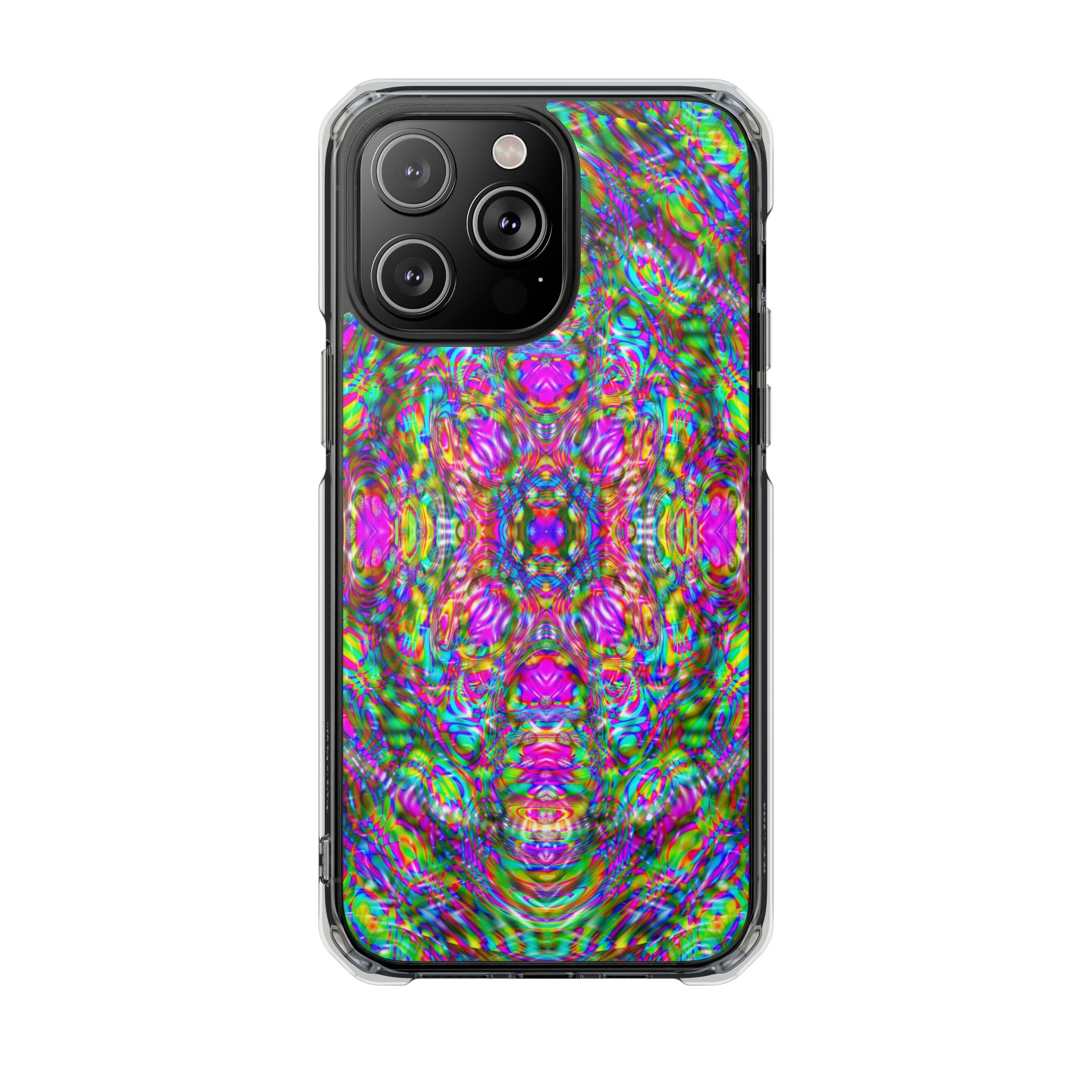 iPhone 14 Magnetic Clear Impact Case - DMT Scribe Tiles No.4