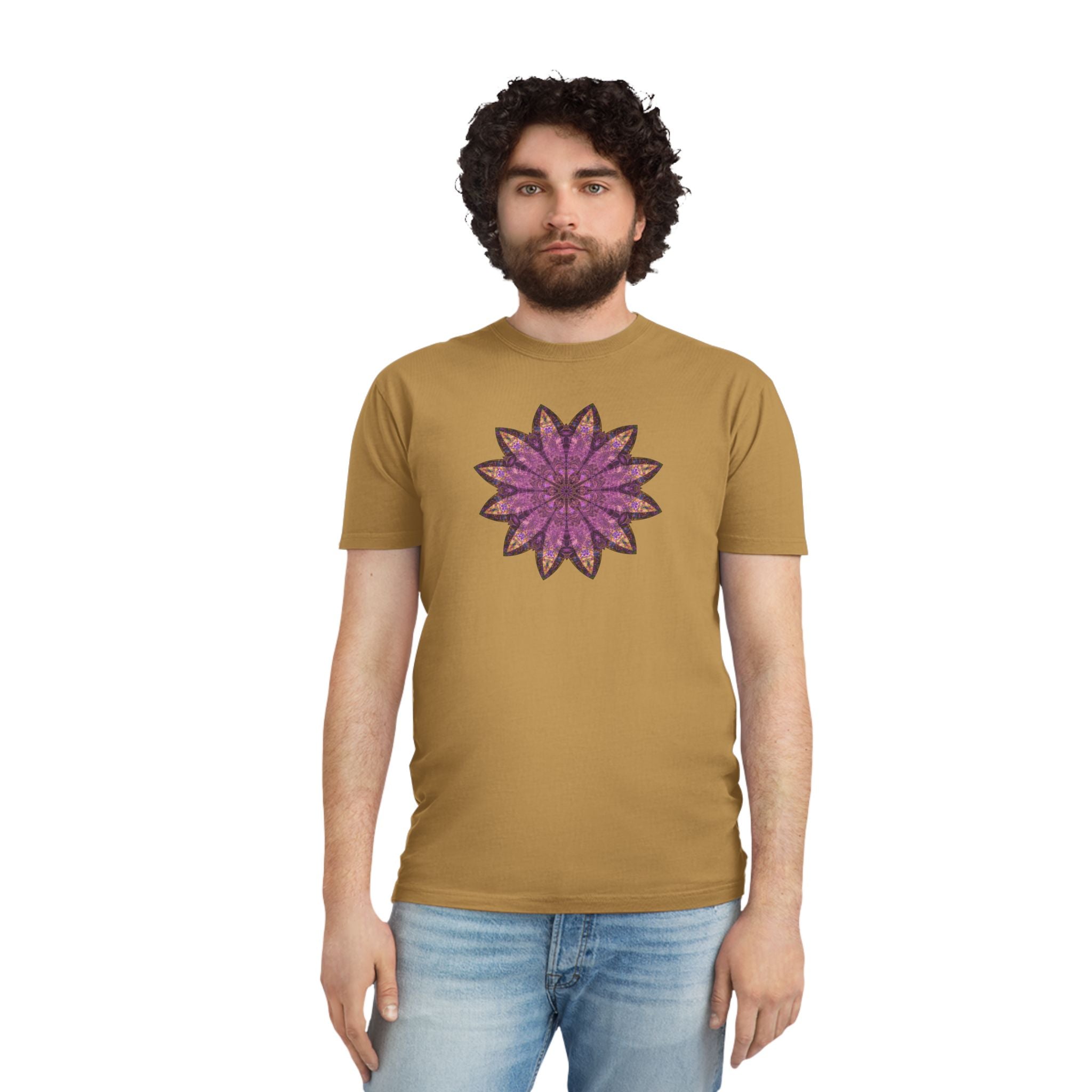 Unisex Faded Shirt - Love Light Mandalas No.16