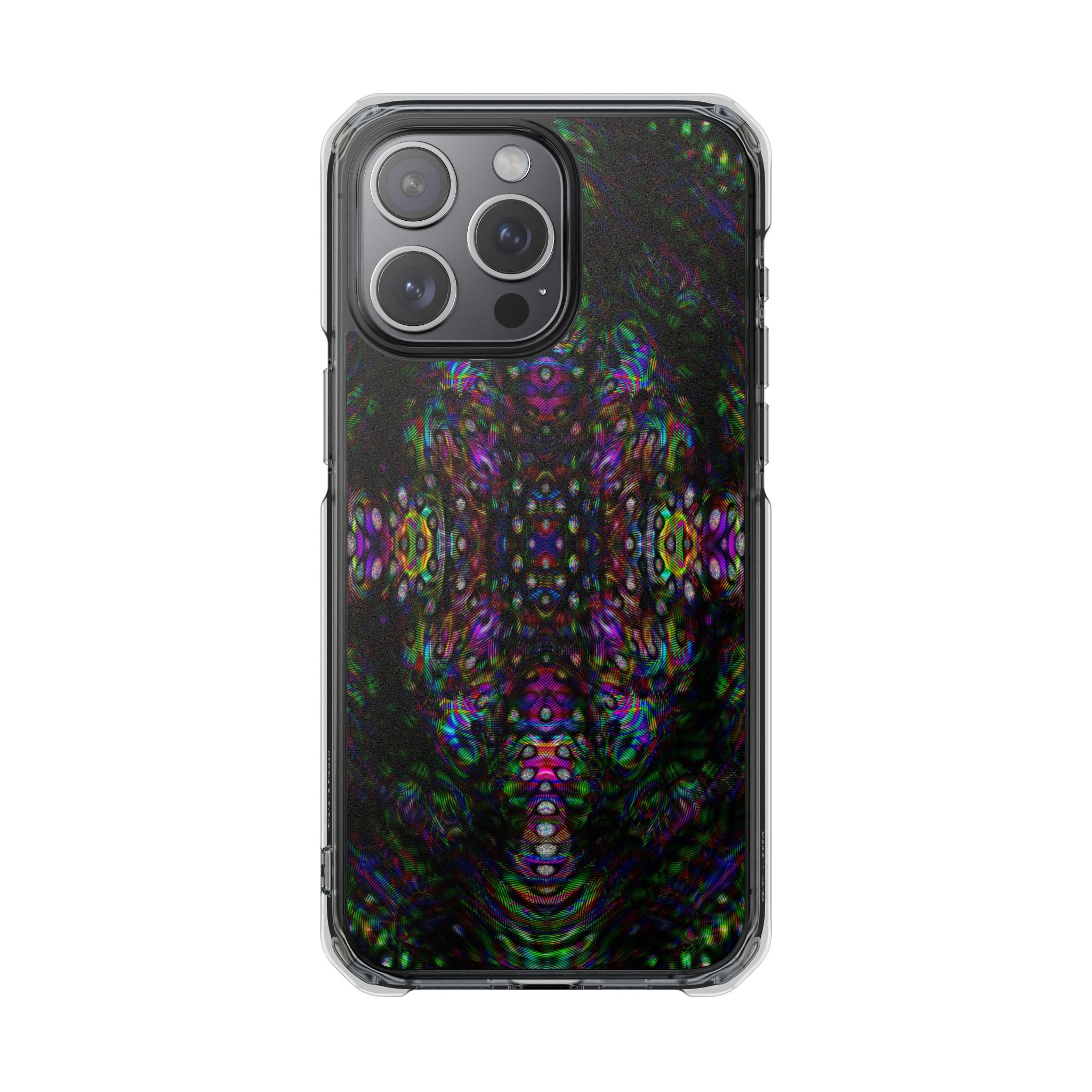iPhone 15 Magnetic Clear Impact Case - DMT Scribe Tiles No.2