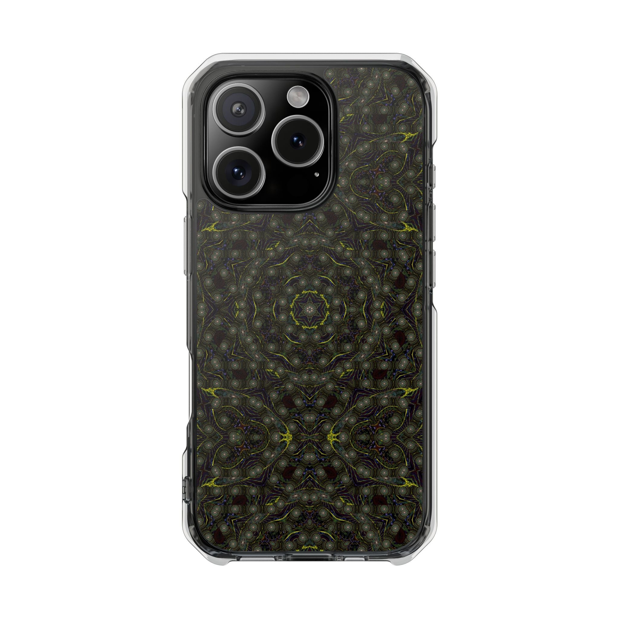 iPhone 16 Magnetic Clear Impact Case - P5 Kaleidoscopic No.2