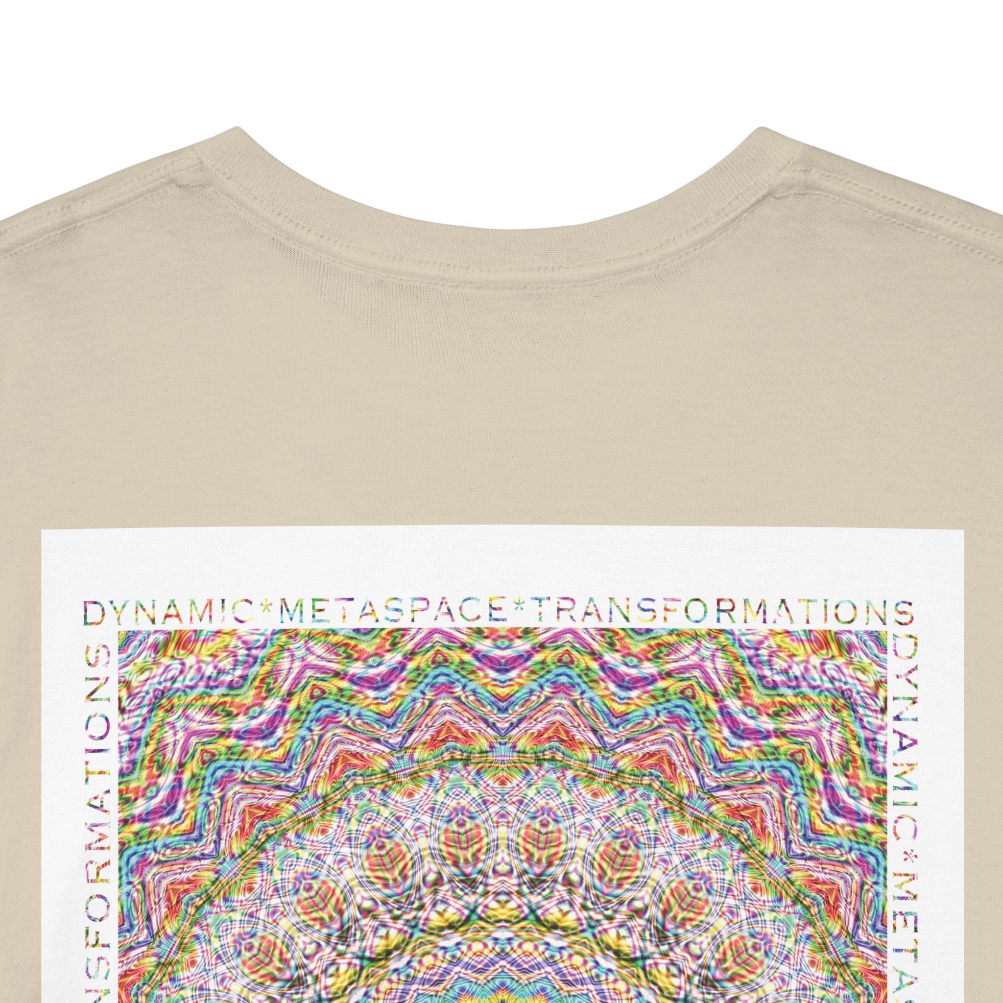 Unisex Heavy Cotton Tee (Back) - DMT Seer No.9