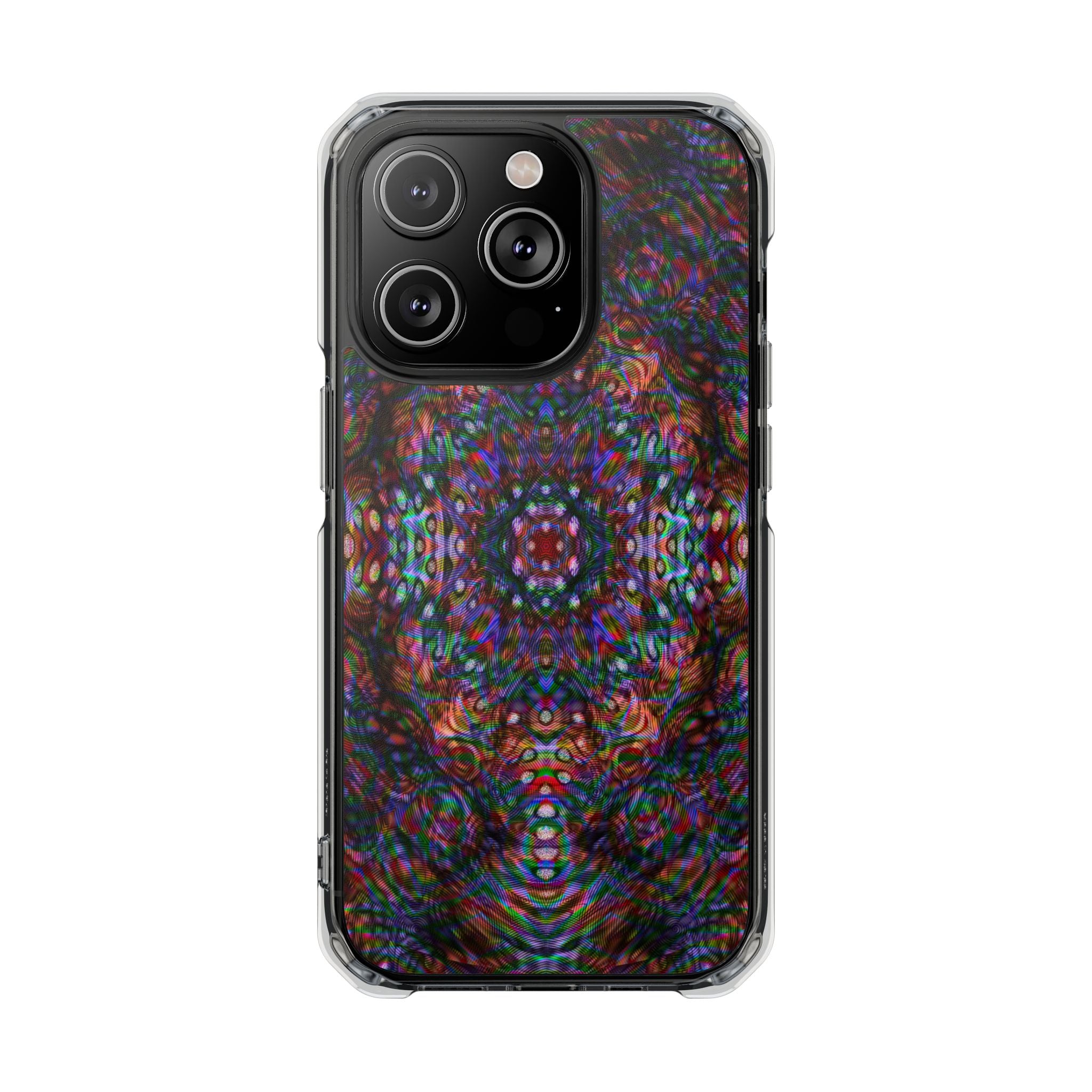iPhone 14 Magnetic Clear Impact Case - DMT Scribe Tiles No.1