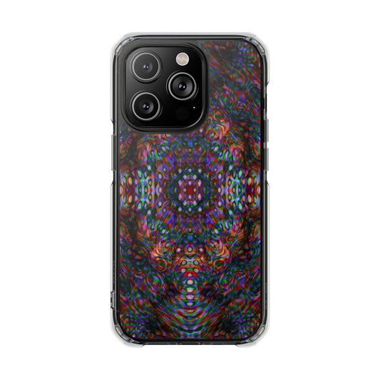 iPhone 14 Magnetic Clear Impact Case - DMT Scribe Tiles No.1