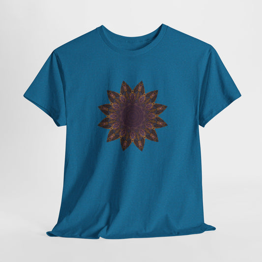 Unisex Heavy Cotton Tee - Love Light Mandalas No.1