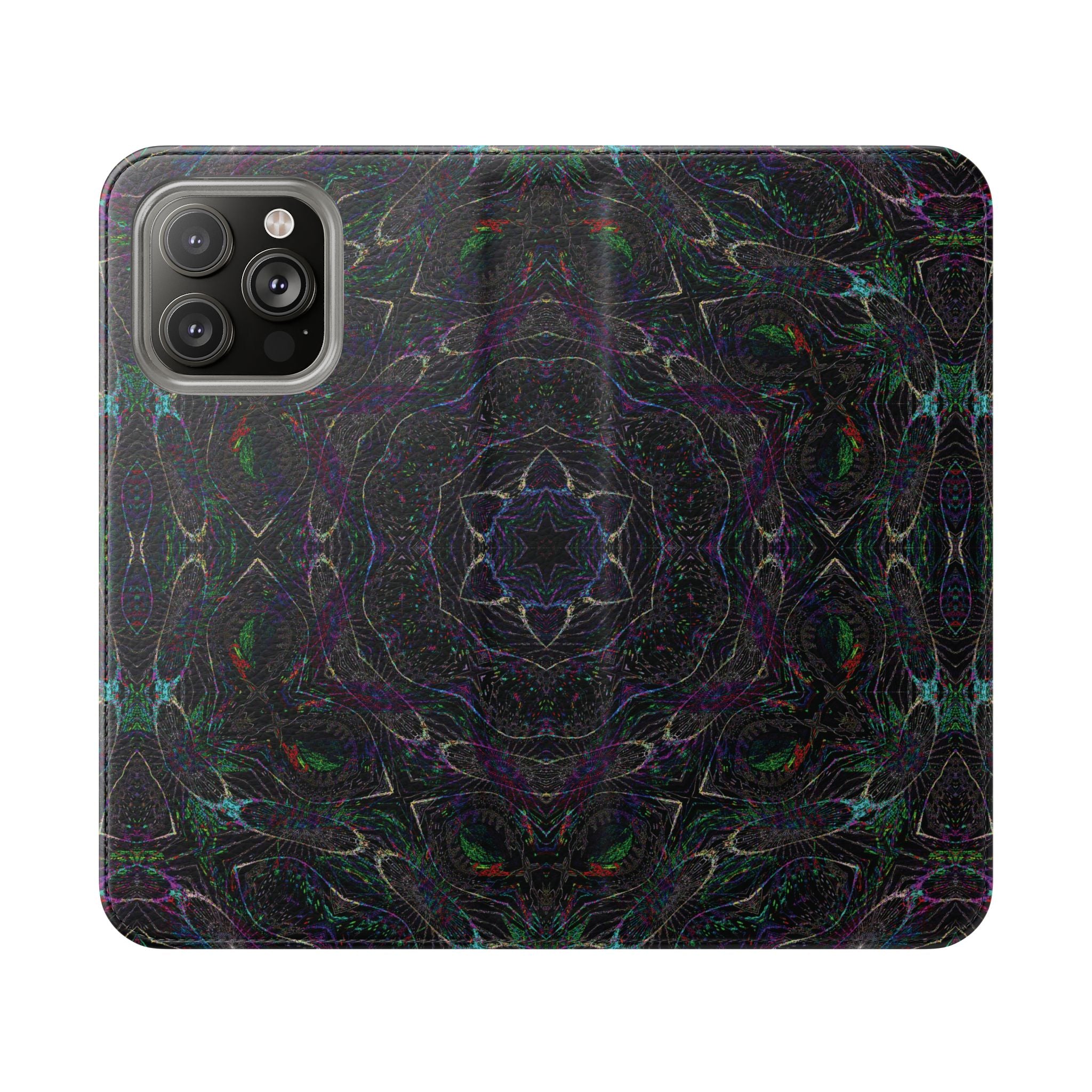iPhone 14 Flip Case - P5 Kaleidoscopic No.32