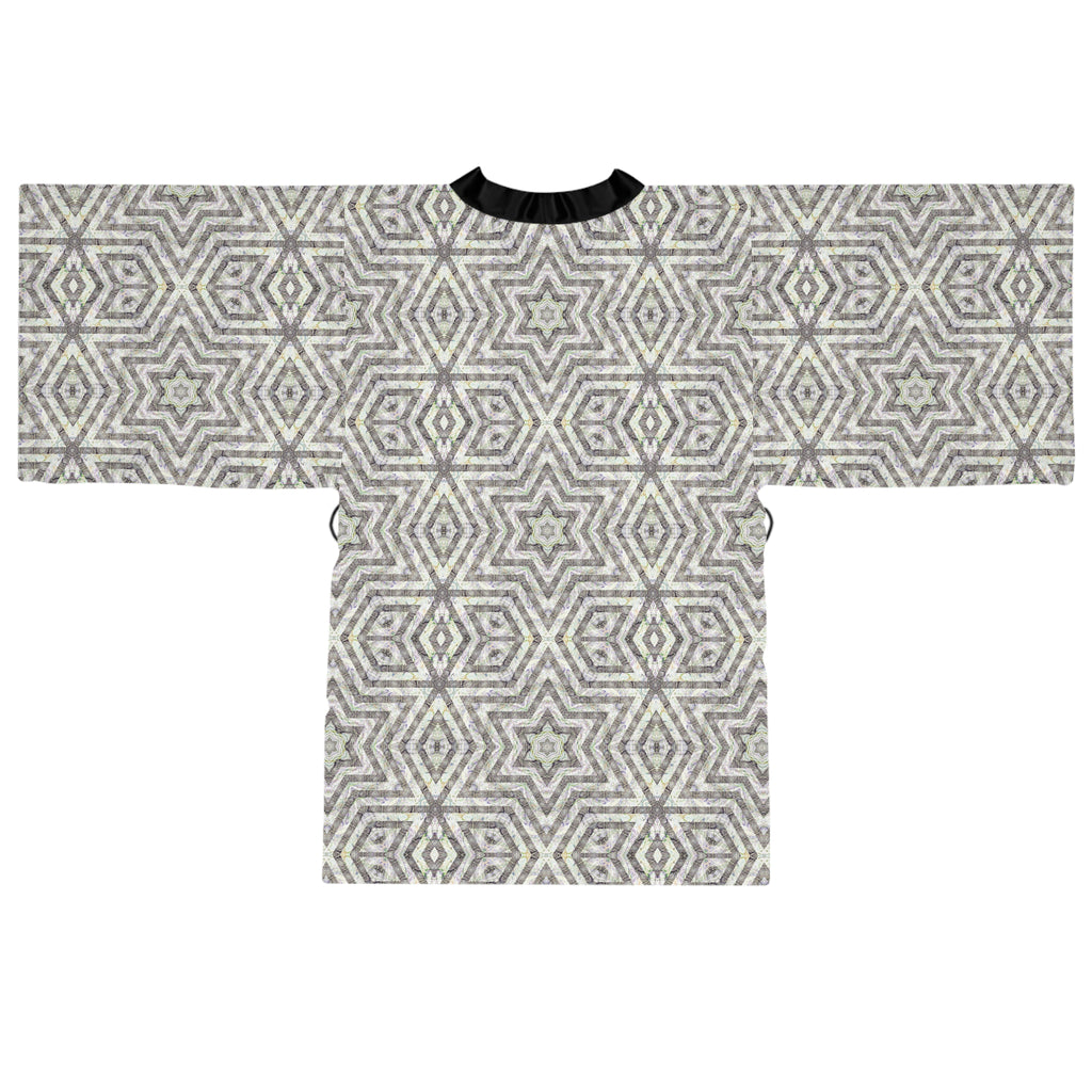 Long Sleeve Kimono Robe - P5 Kaleidoscopic No.19