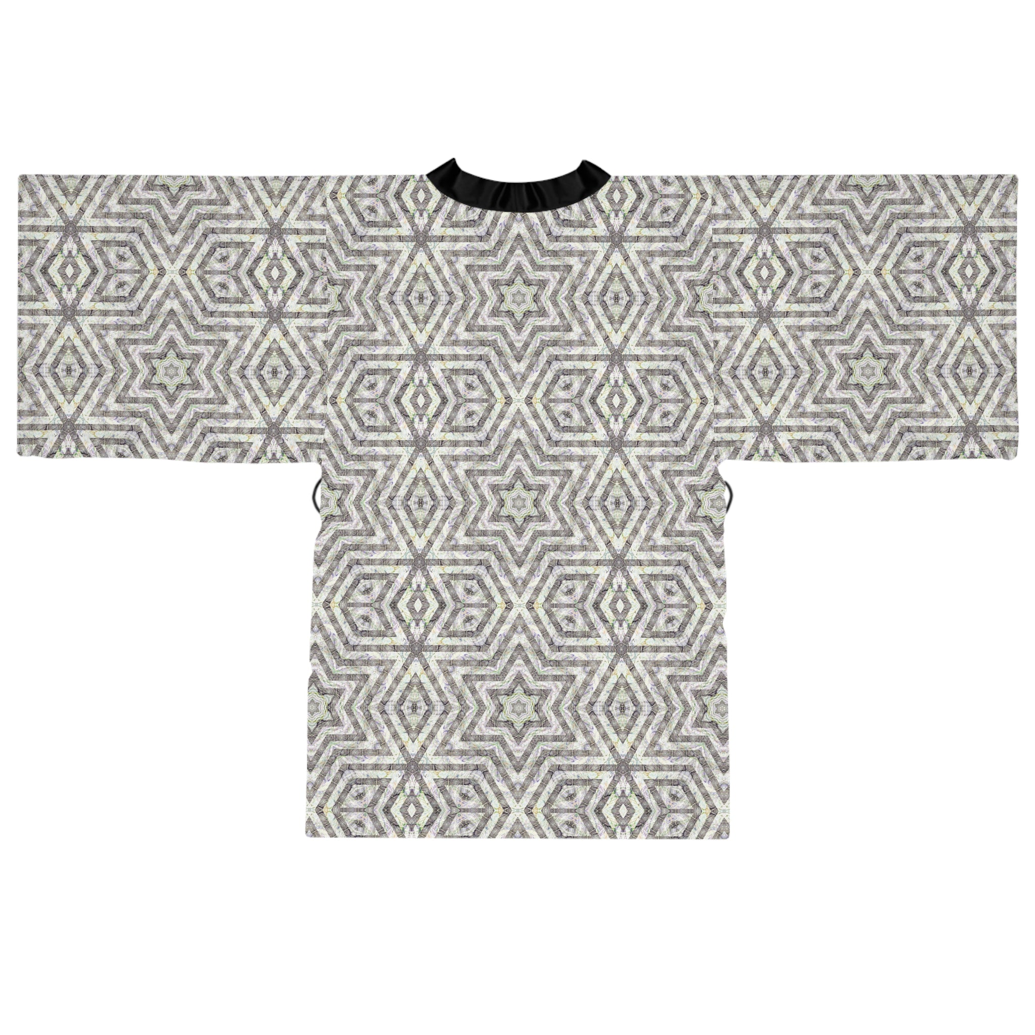 Long Sleeve Kimono Robe - P5 Kaleidoscopic No.19