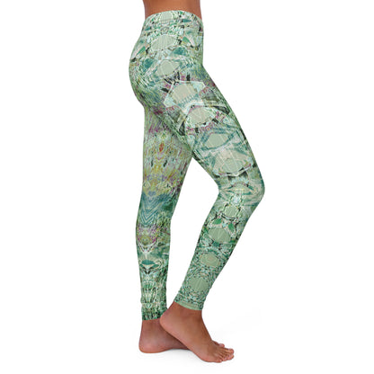 Spandex Leggings - Love Light Fractals No.7a