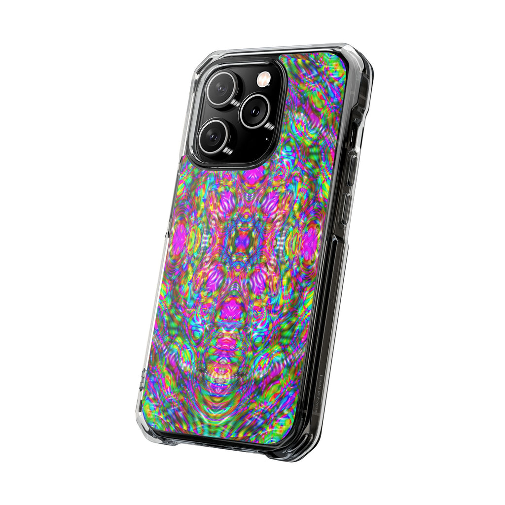 iPhone 14 Magnetic Clear Impact Case - DMT Scribe Tiles No.4