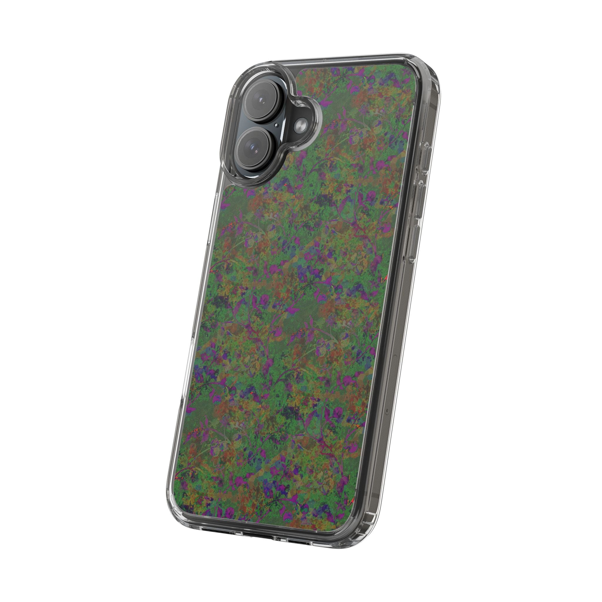 iPhone 16 Clear Case – Hidden Weave Series V3 No.24