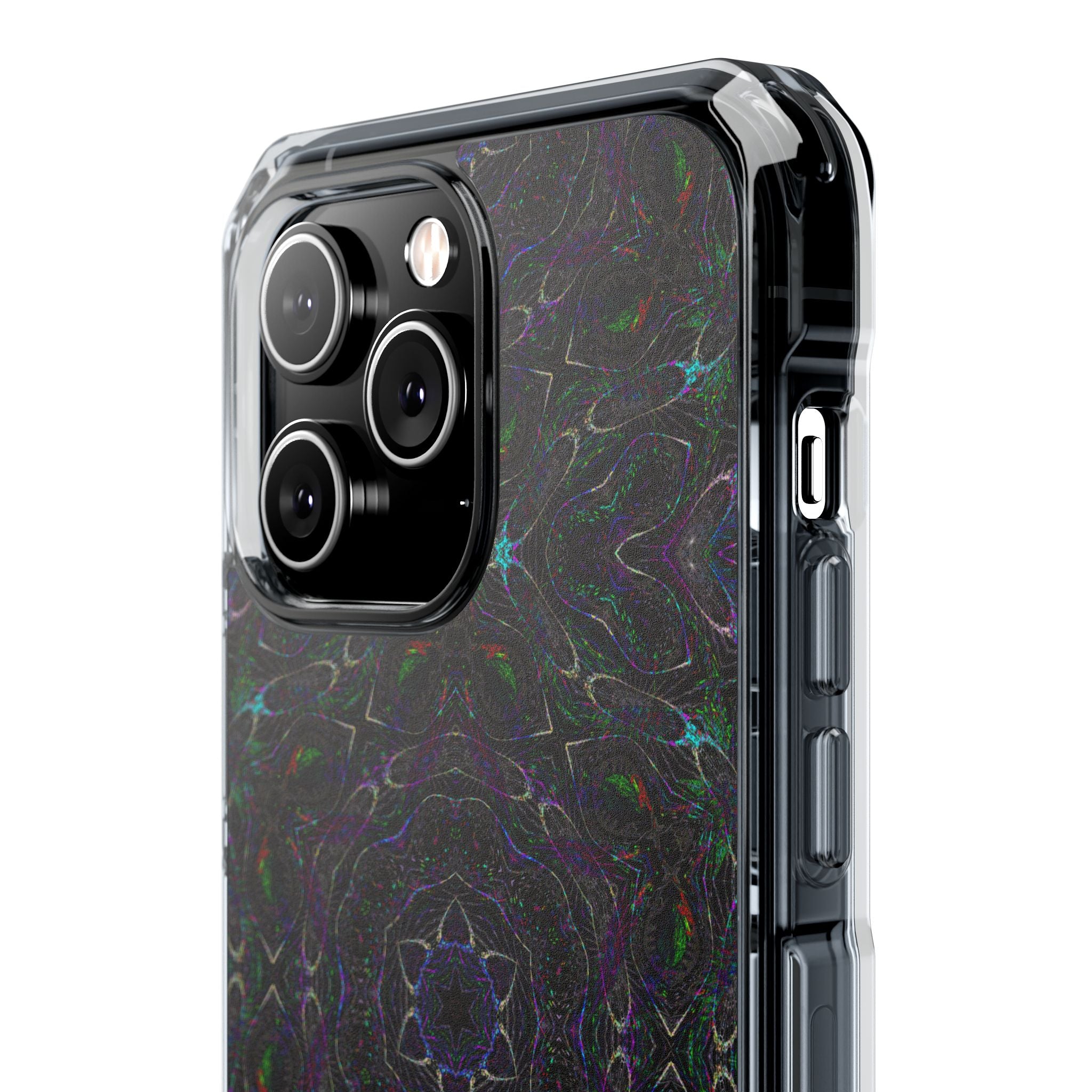 iPhone 14 Magnetic Clear Impact Case - P5 Kaleidoscopic No.32